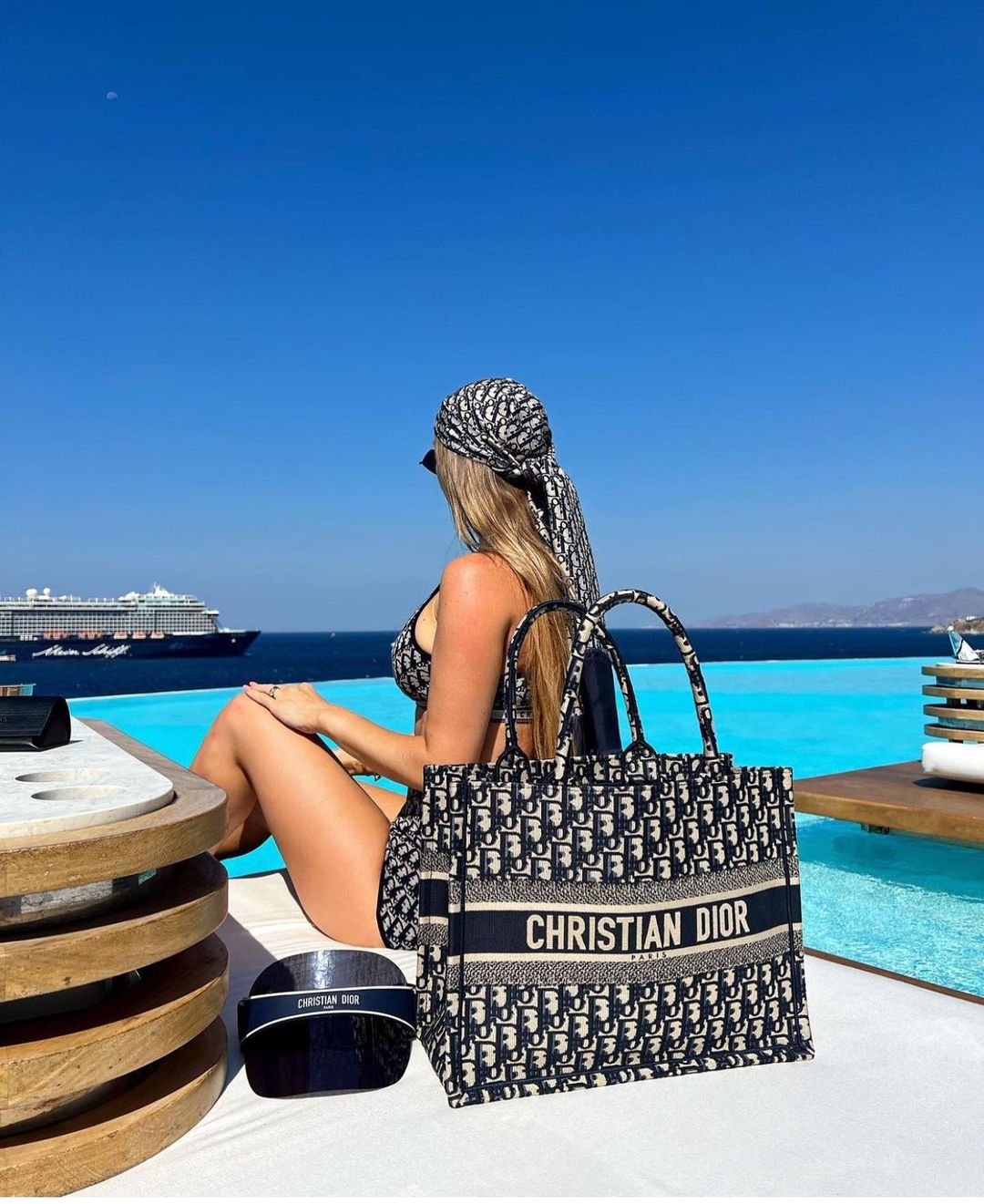 Dior Book Tote Leather Tote