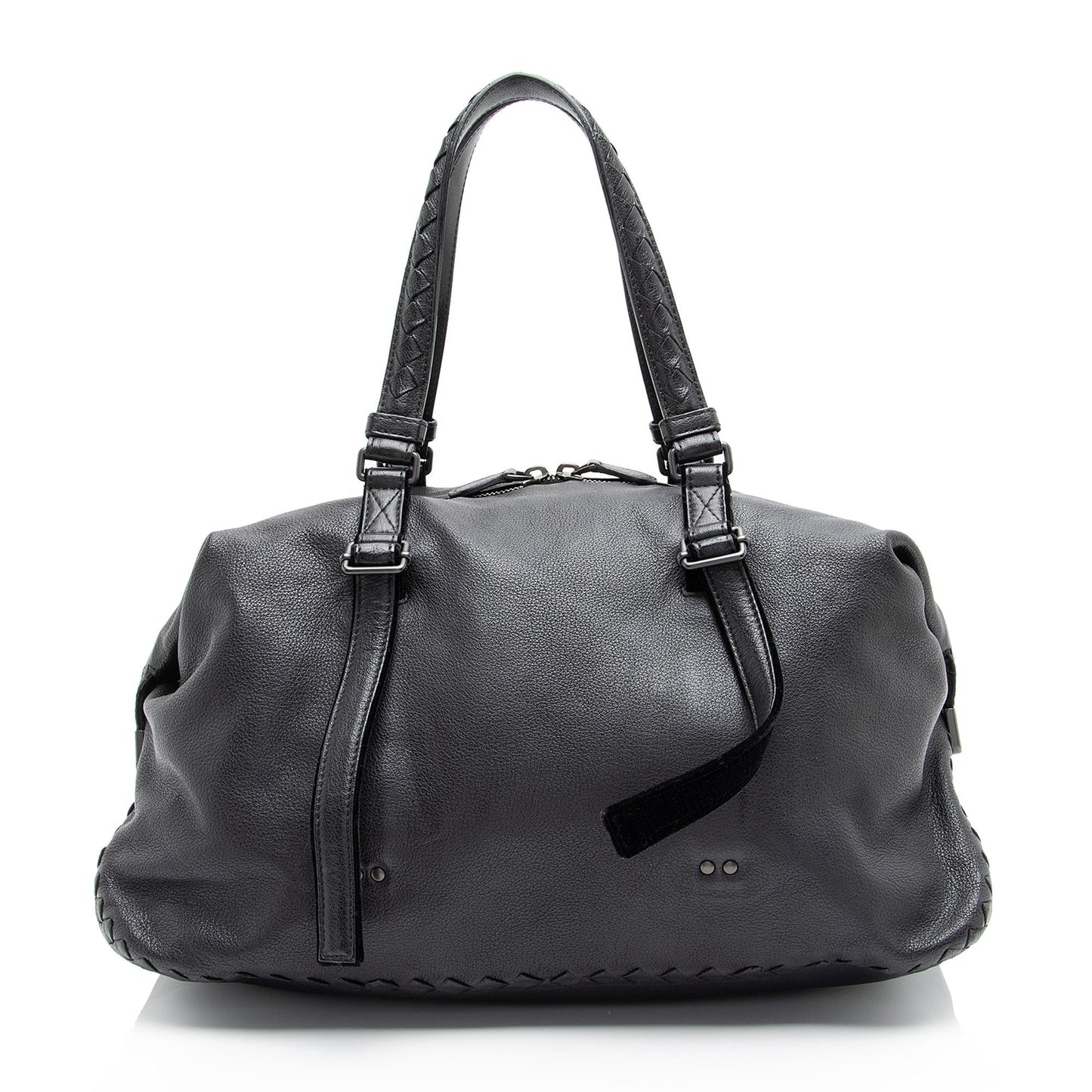 Luxury Bottega Veneta Buffalo Leather Satchel (SHF-W1iSWN)