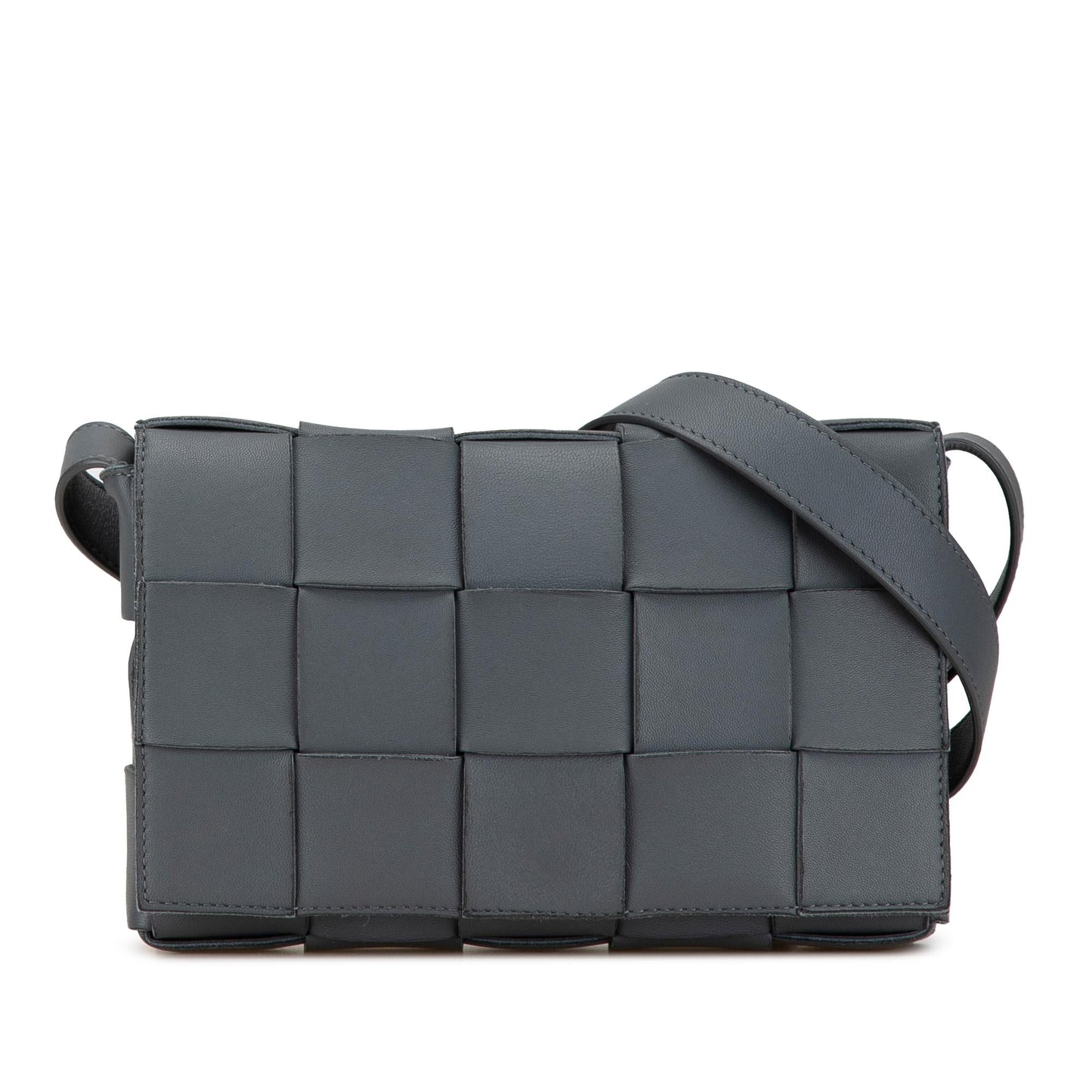Luxury Bottega Veneta Calfskin Intrecciato Cassette Crossbody (SHG-QKpHOv)