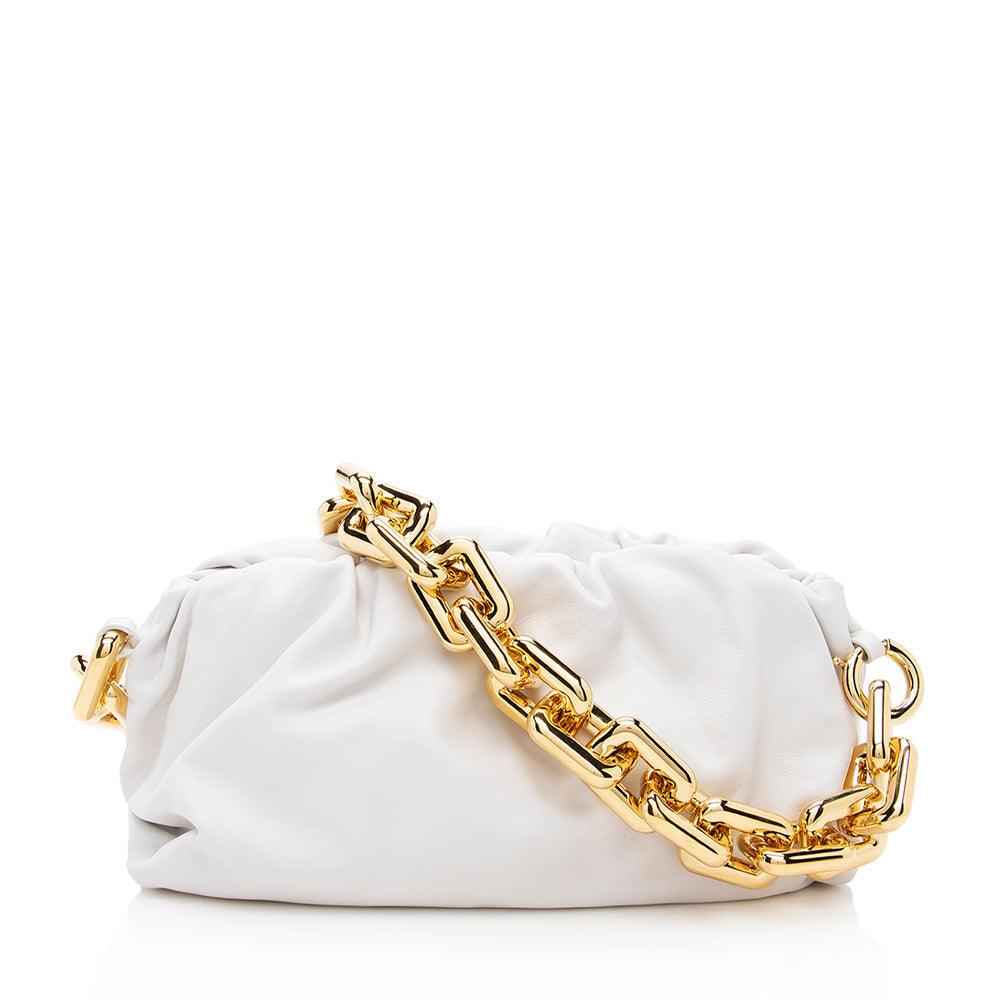Luxury Bottega Veneta Calfskin The Chain Pouch (SHF-18698)