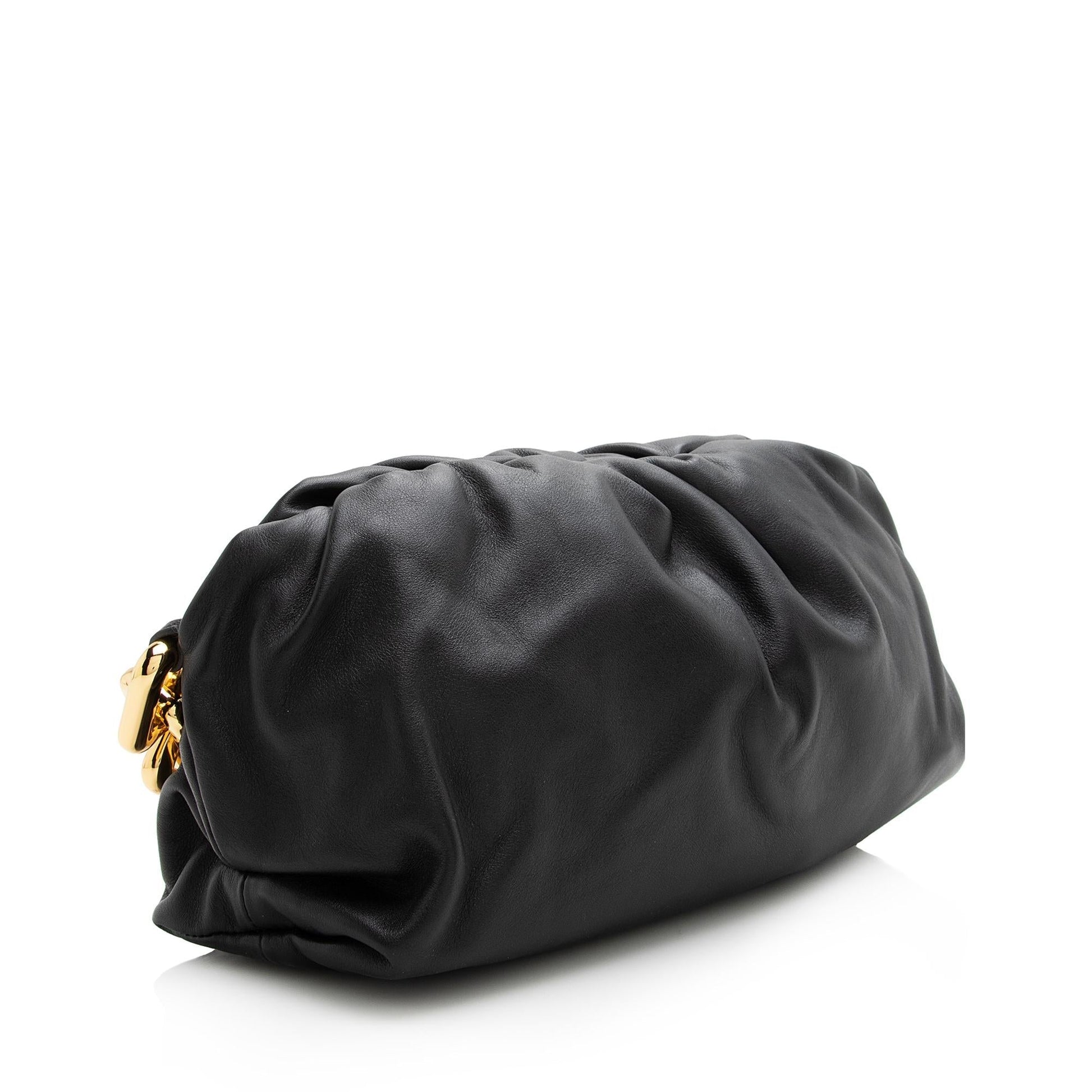 Luxury Bottega Veneta Calfskin The Chain Pouch (SHF-22788)