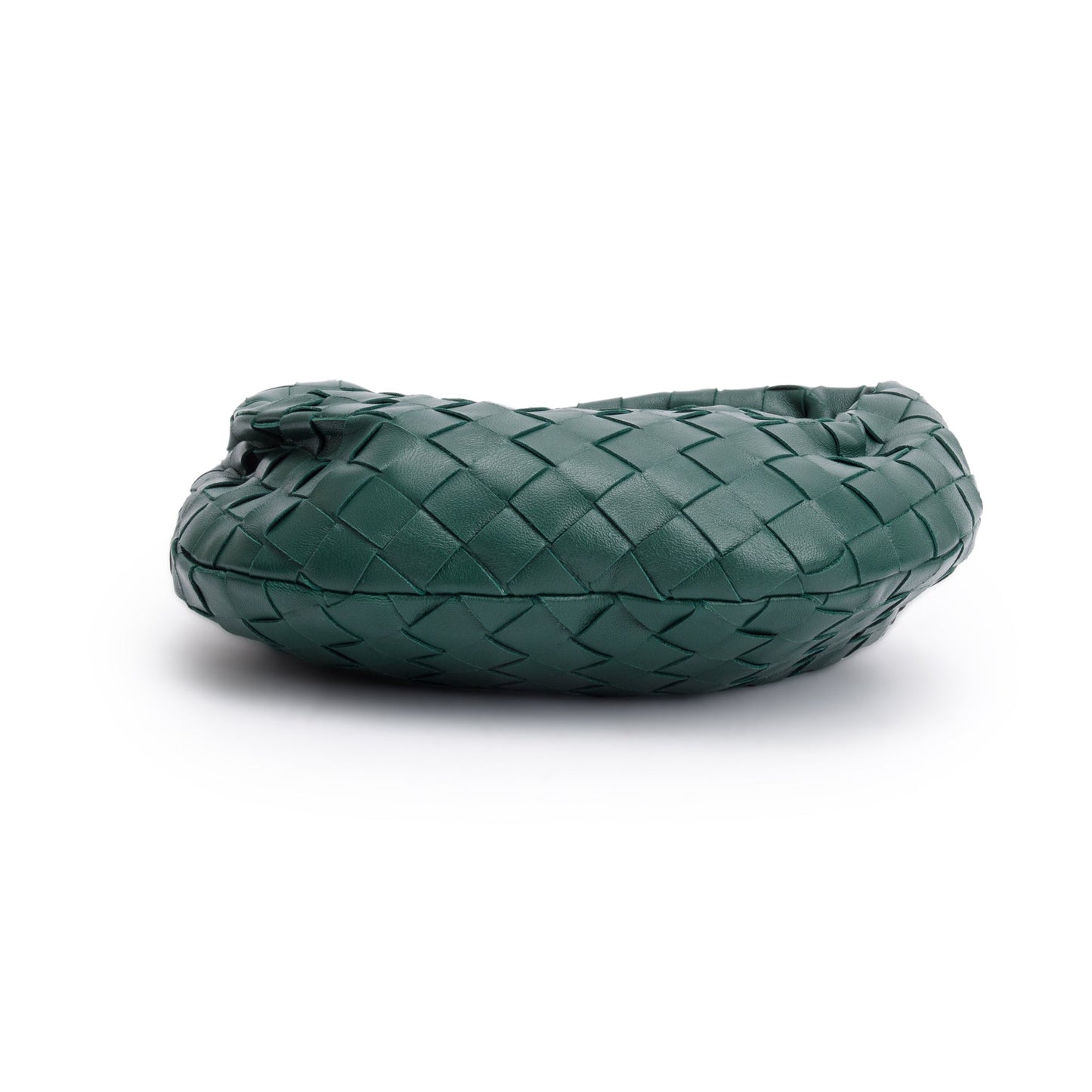 Bottega Veneta Green Intrecciato Leather Mini Jodie Bag