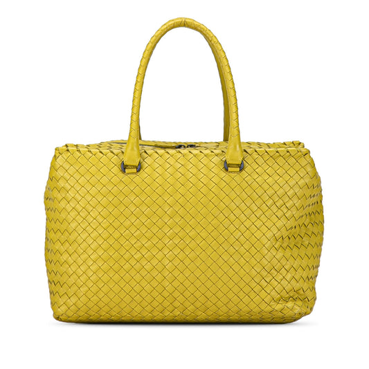 Luxury Bottega Veneta Intrecciato Brick Tote (SHG-uyGevG)