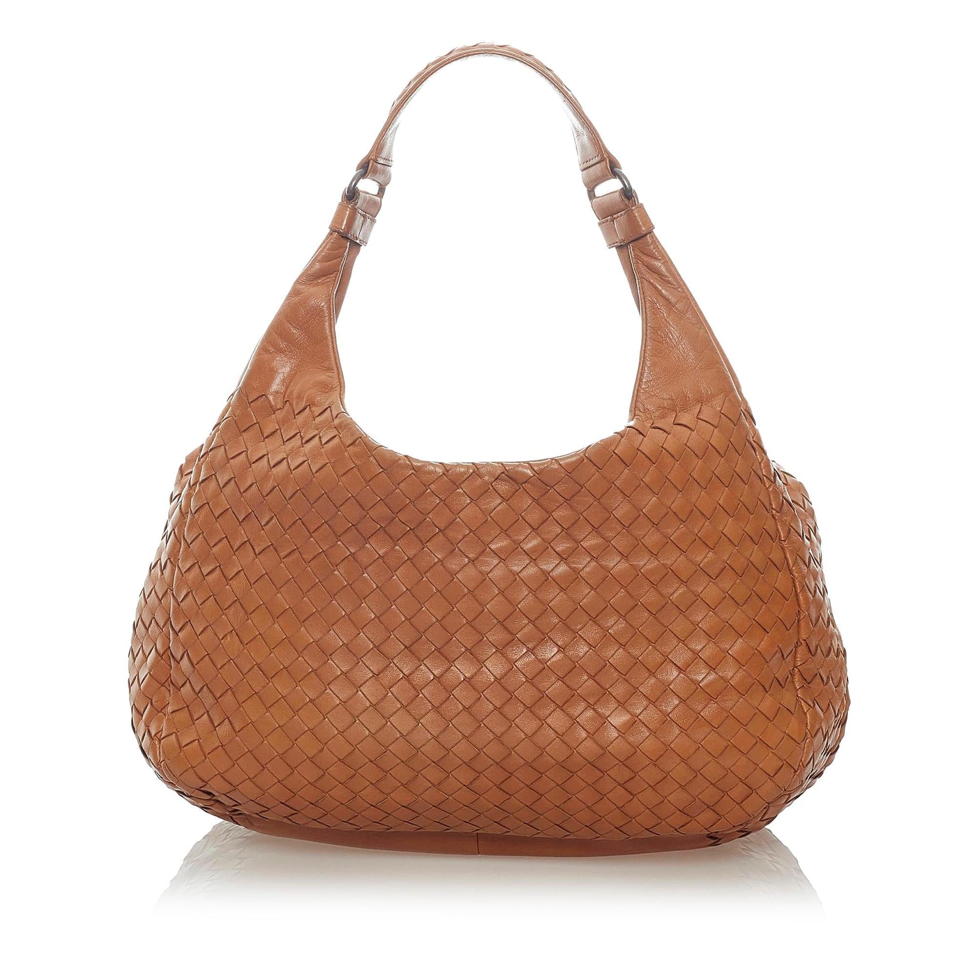 Luxury Bottega Veneta Intrecciato Campana Hobo Bag (SHG-32713)