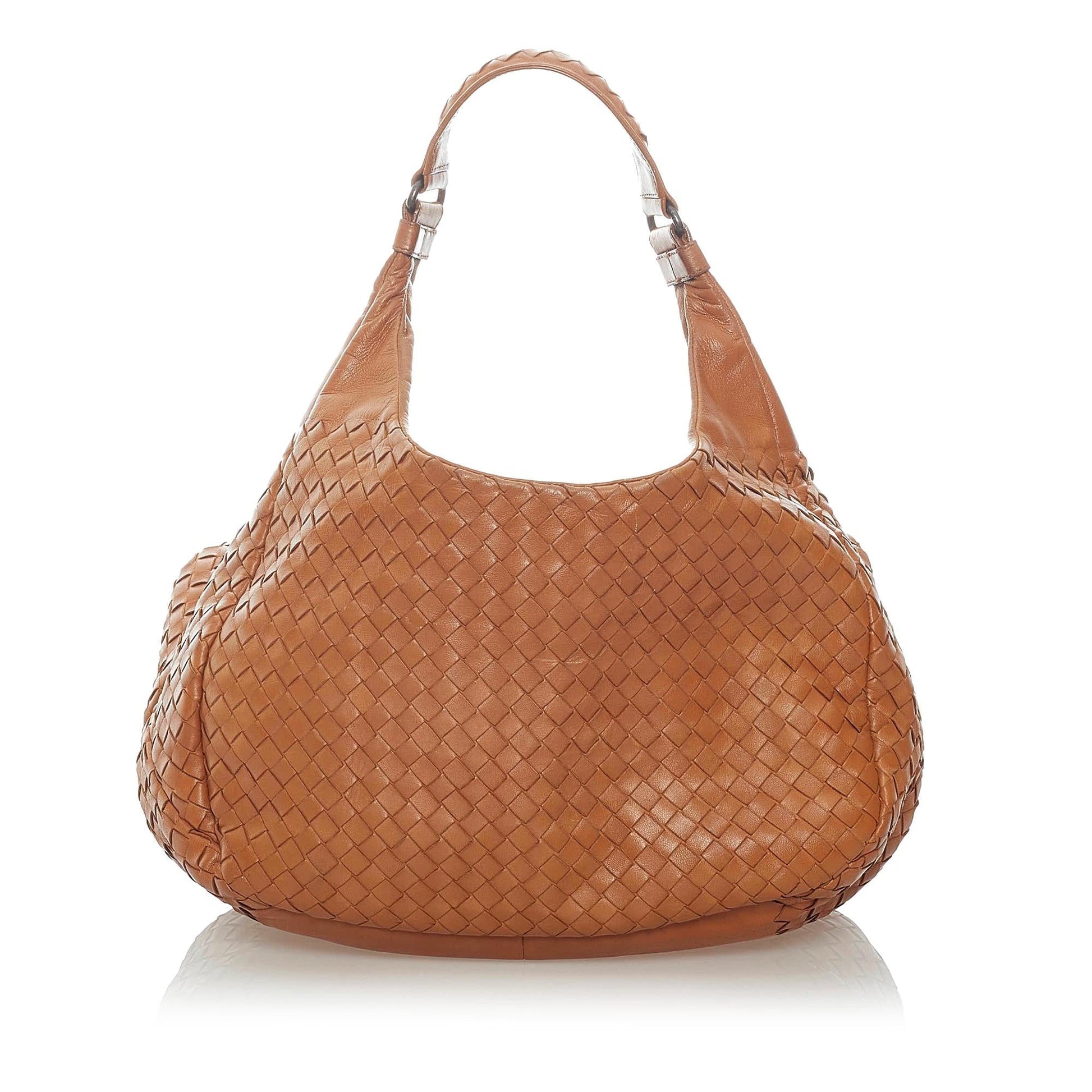 Luxury Bottega Veneta Intrecciato Campana Hobo Bag (SHG-32713)