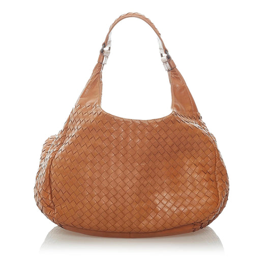 Luxury Bottega Veneta Intrecciato Campana Hobo Bag (SHG-32713)