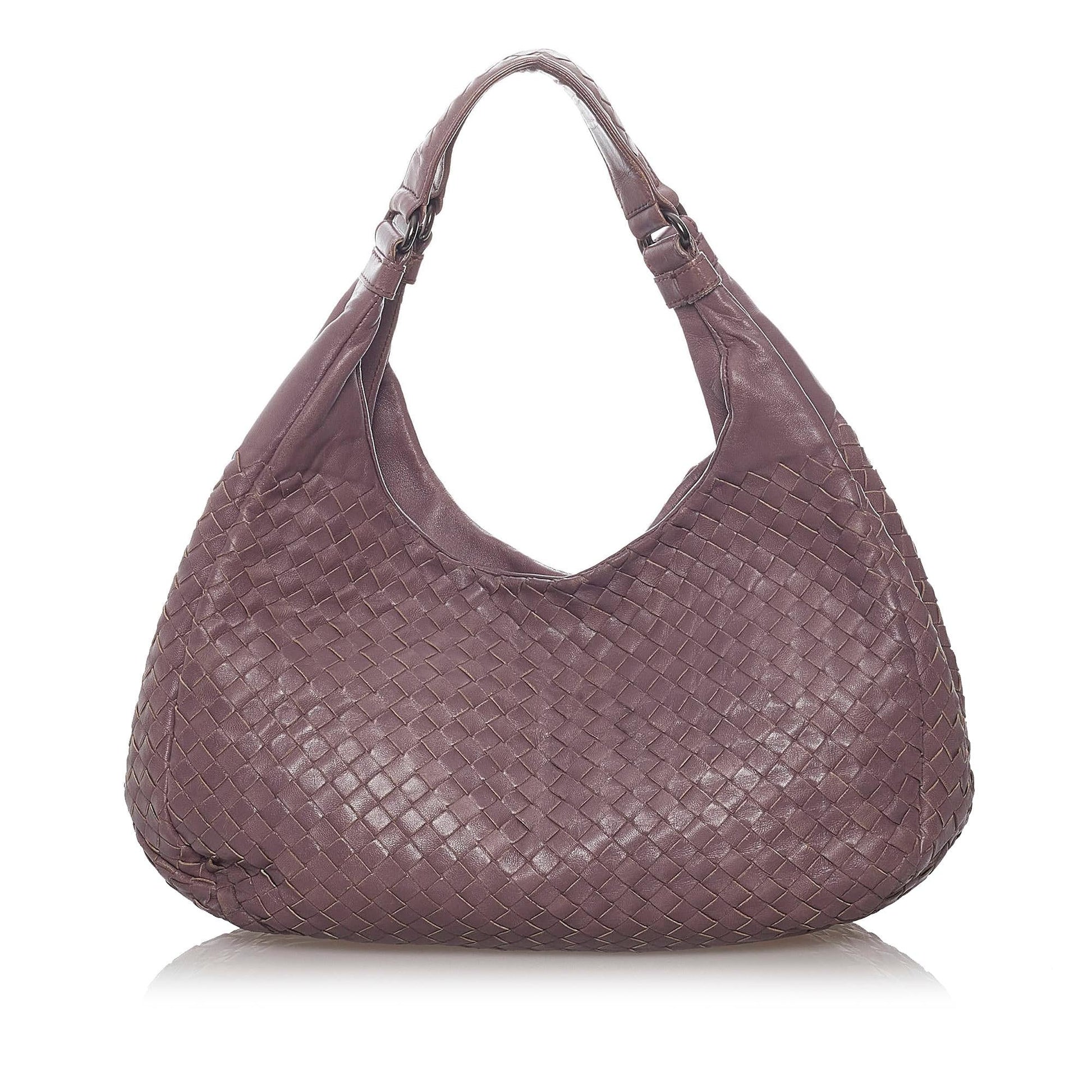 Luxury Bottega Veneta Intrecciato Campana Leather Hobo Bag (SHG-28631)
