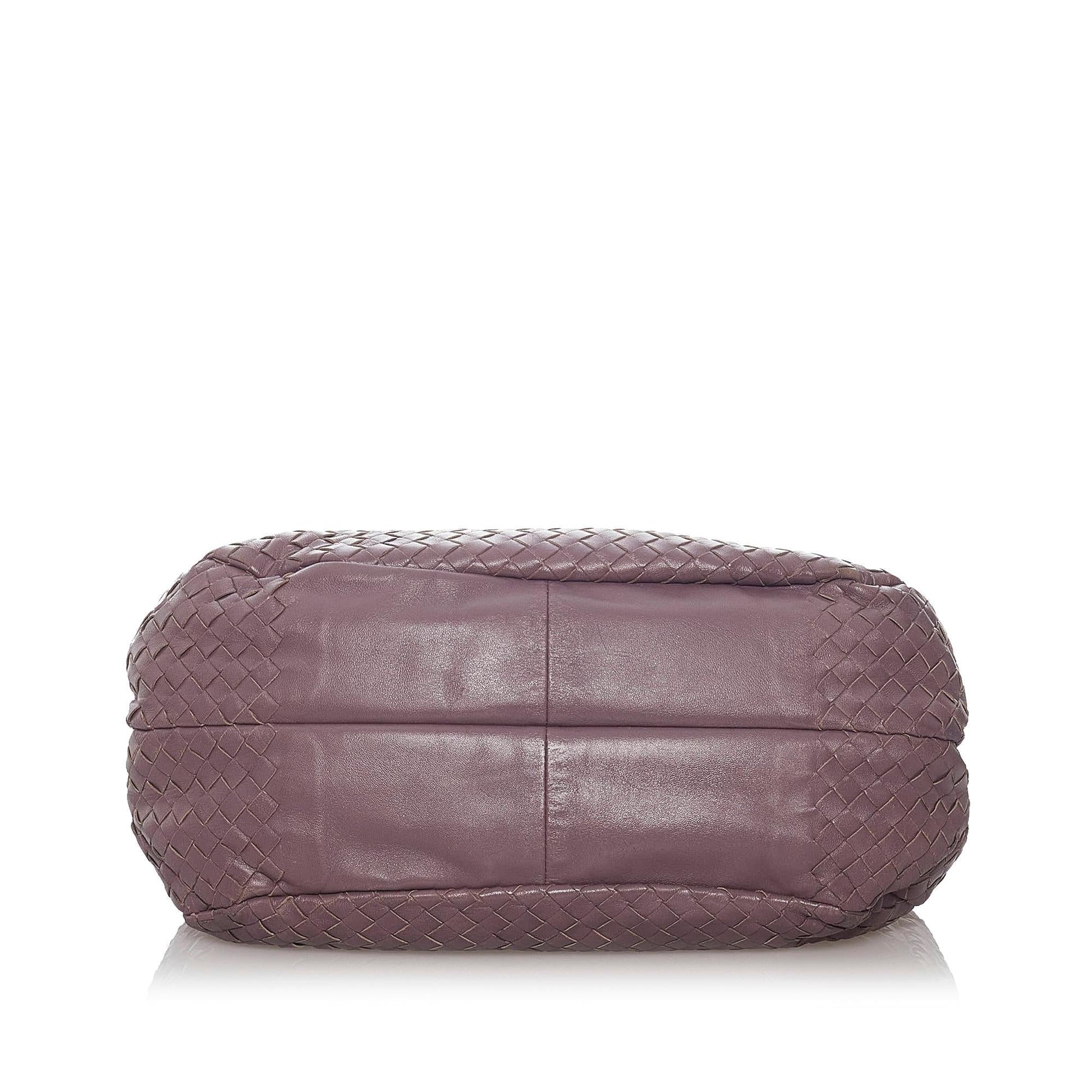 Luxury Bottega Veneta Intrecciato Campana Leather Hobo Bag (SHG-28631)