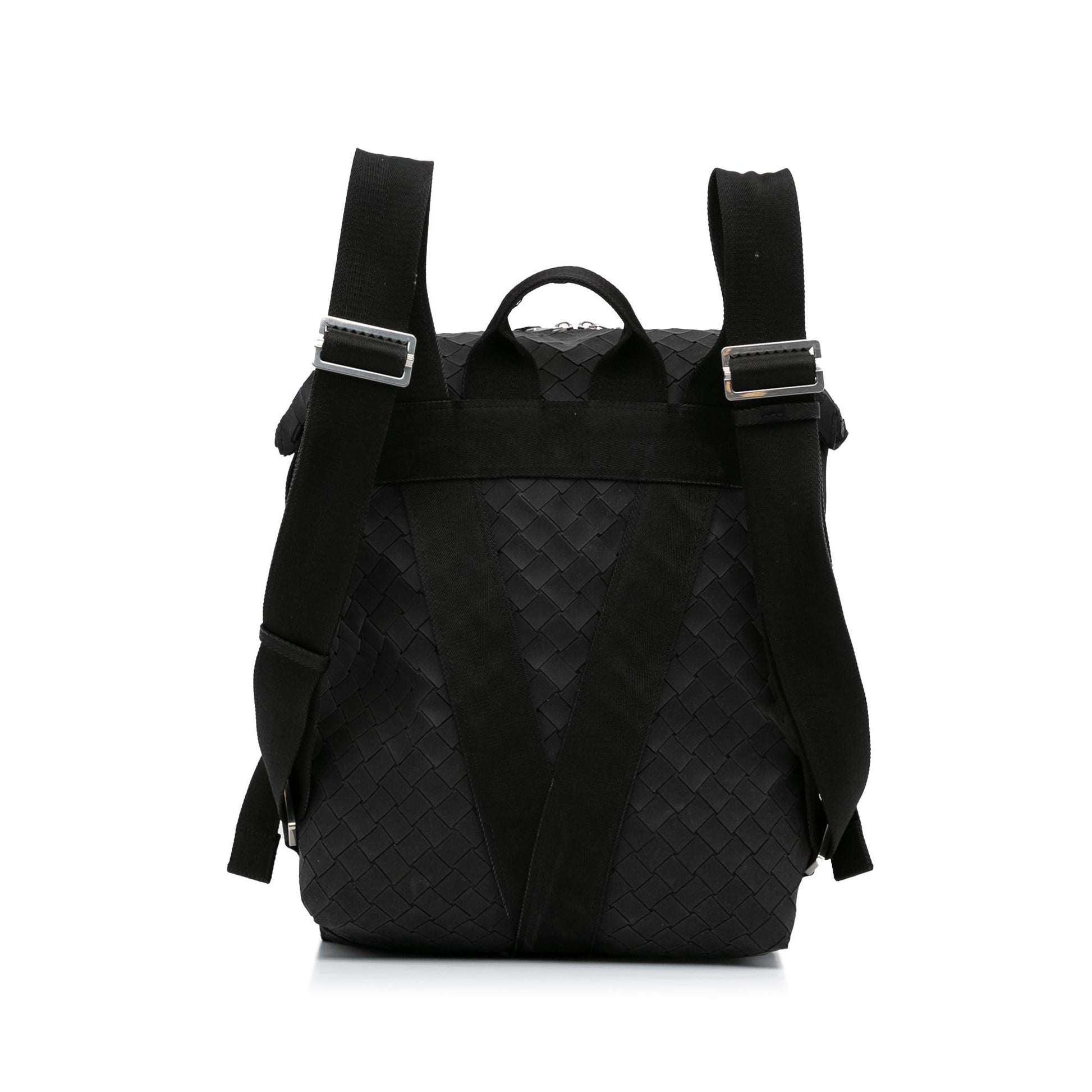 Luxury Bottega Veneta Intrecciato Fold Over Backpack (SHG-R22uZy)