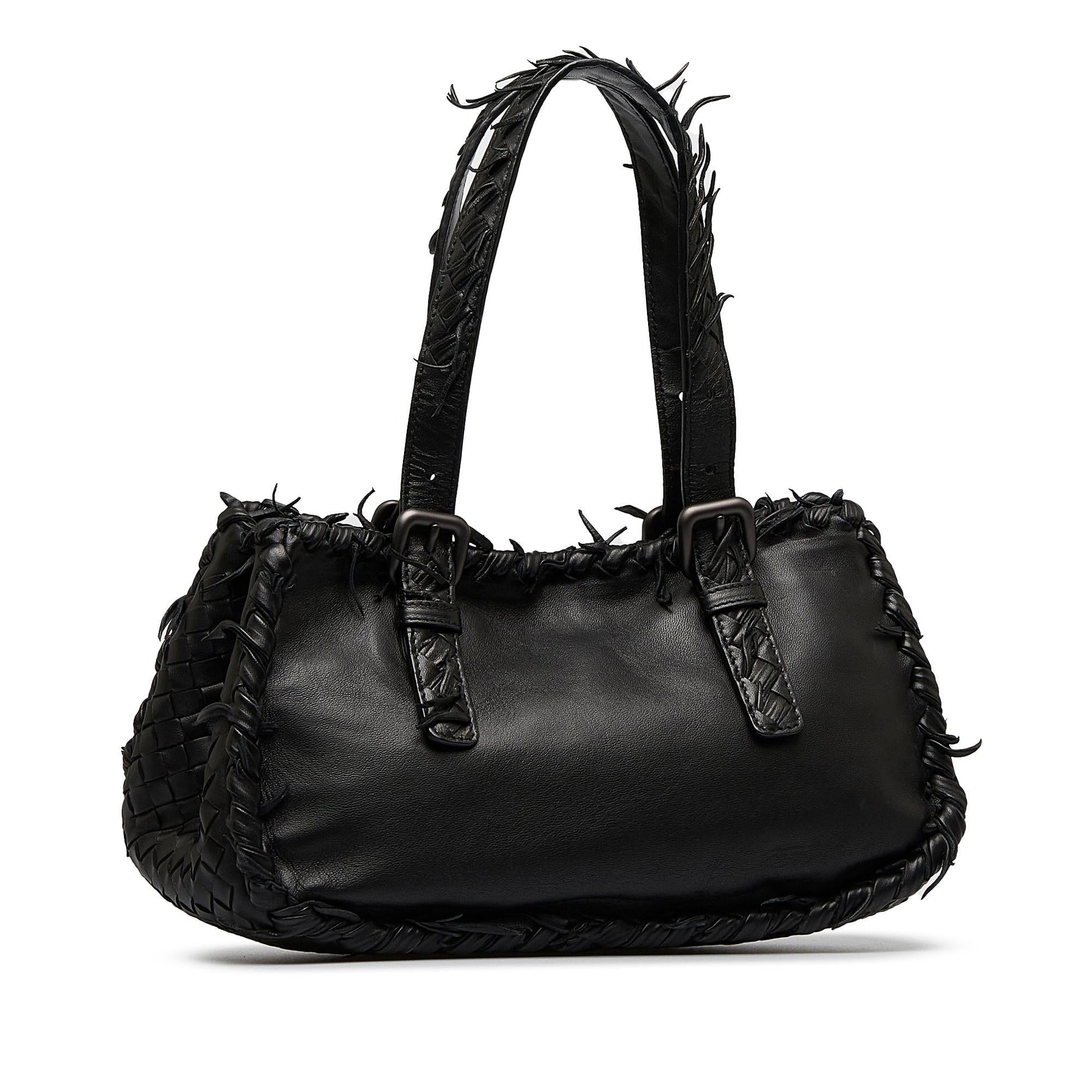 Luxury Bottega Veneta Intrecciato Fringe Handbag (SHG-R4KZcS)