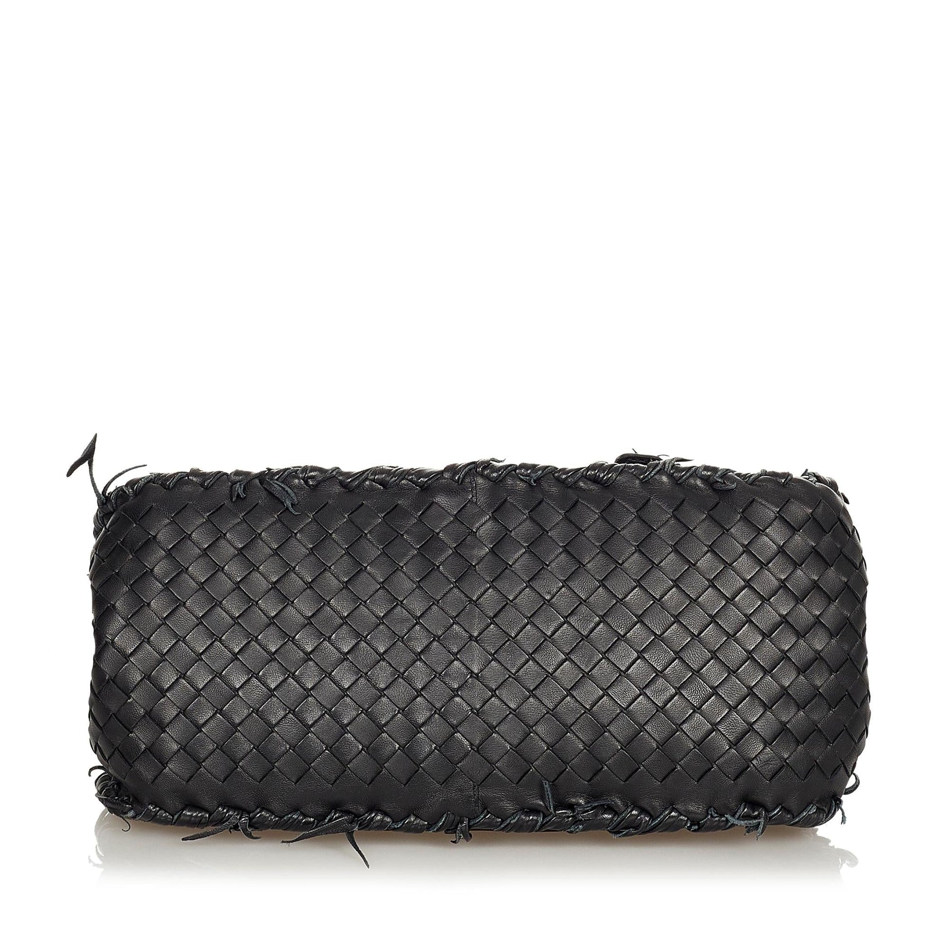 Luxury Bottega Veneta Intrecciato Fringe Leather Handbag (SHG-24403)