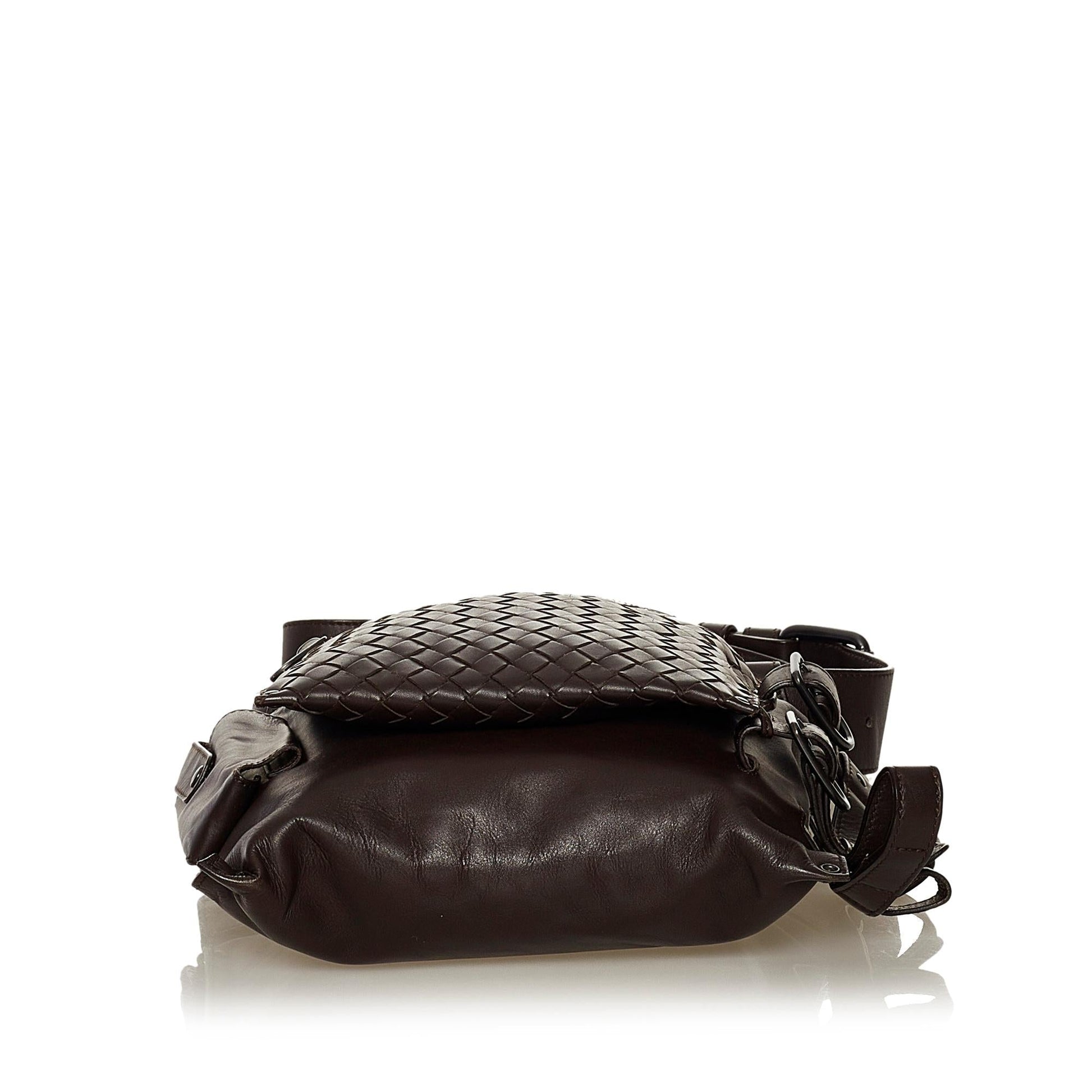 Luxury Bottega Veneta Intrecciato Leather Belt Bag (SHG-34967)