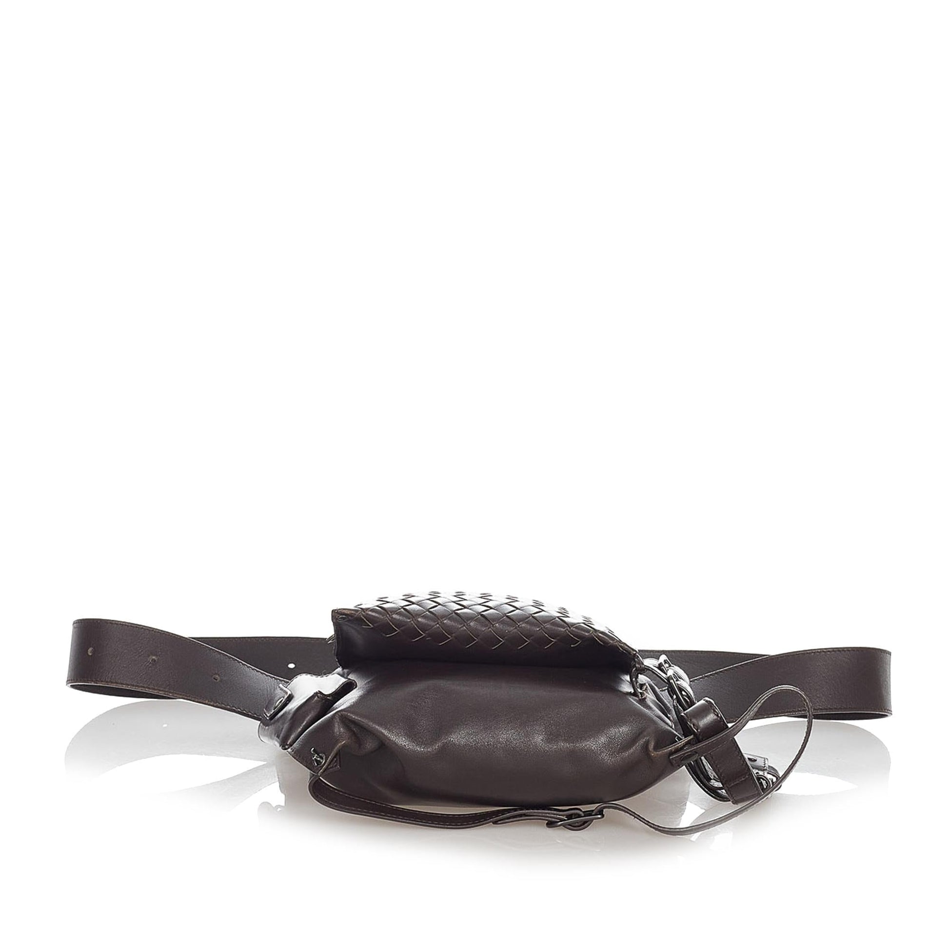 Luxury Bottega Veneta Intrecciato Leather Belt Bag (SHG-68DlXO)