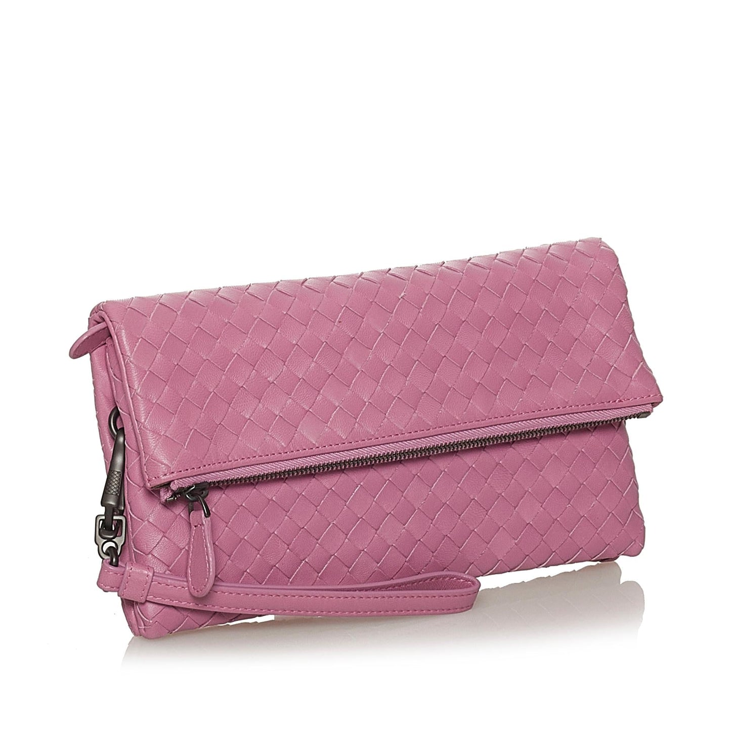 Luxury Bottega Veneta Intrecciato Leather Clutch Bag (SHG-28567)