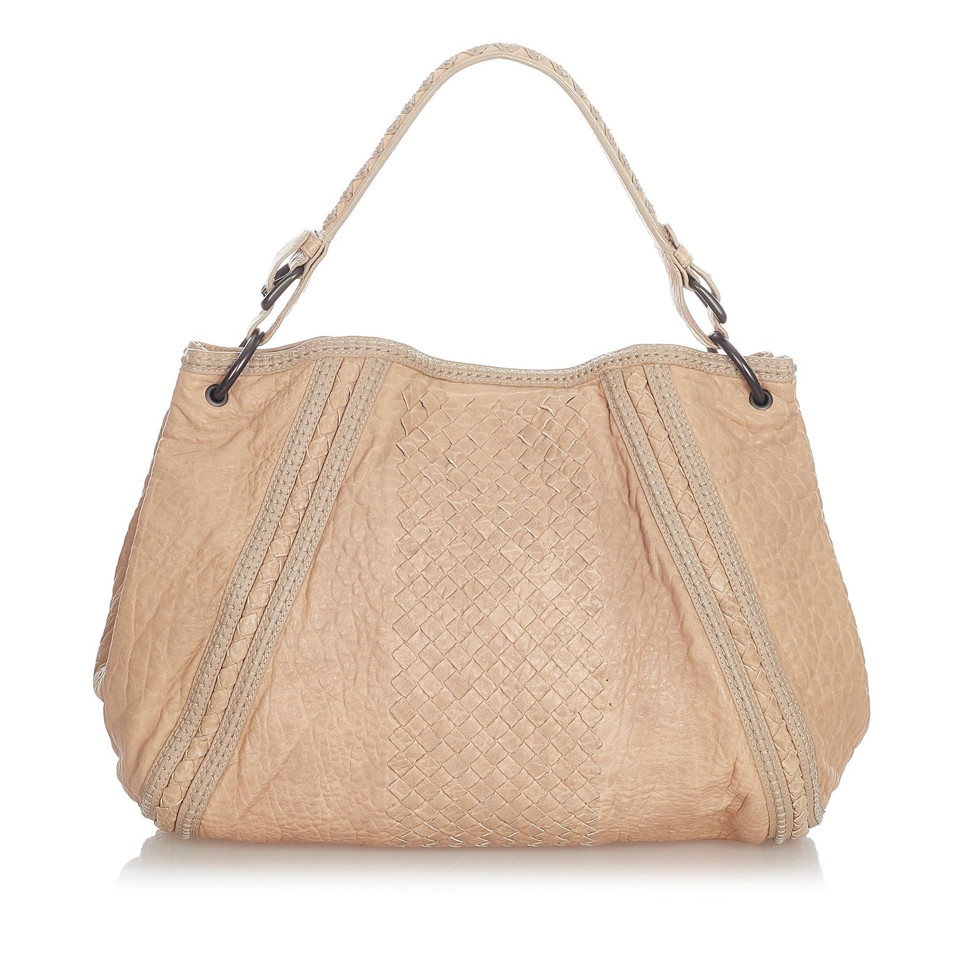Luxury Bottega Veneta Intrecciato Leather Handbag (SHG-23366)