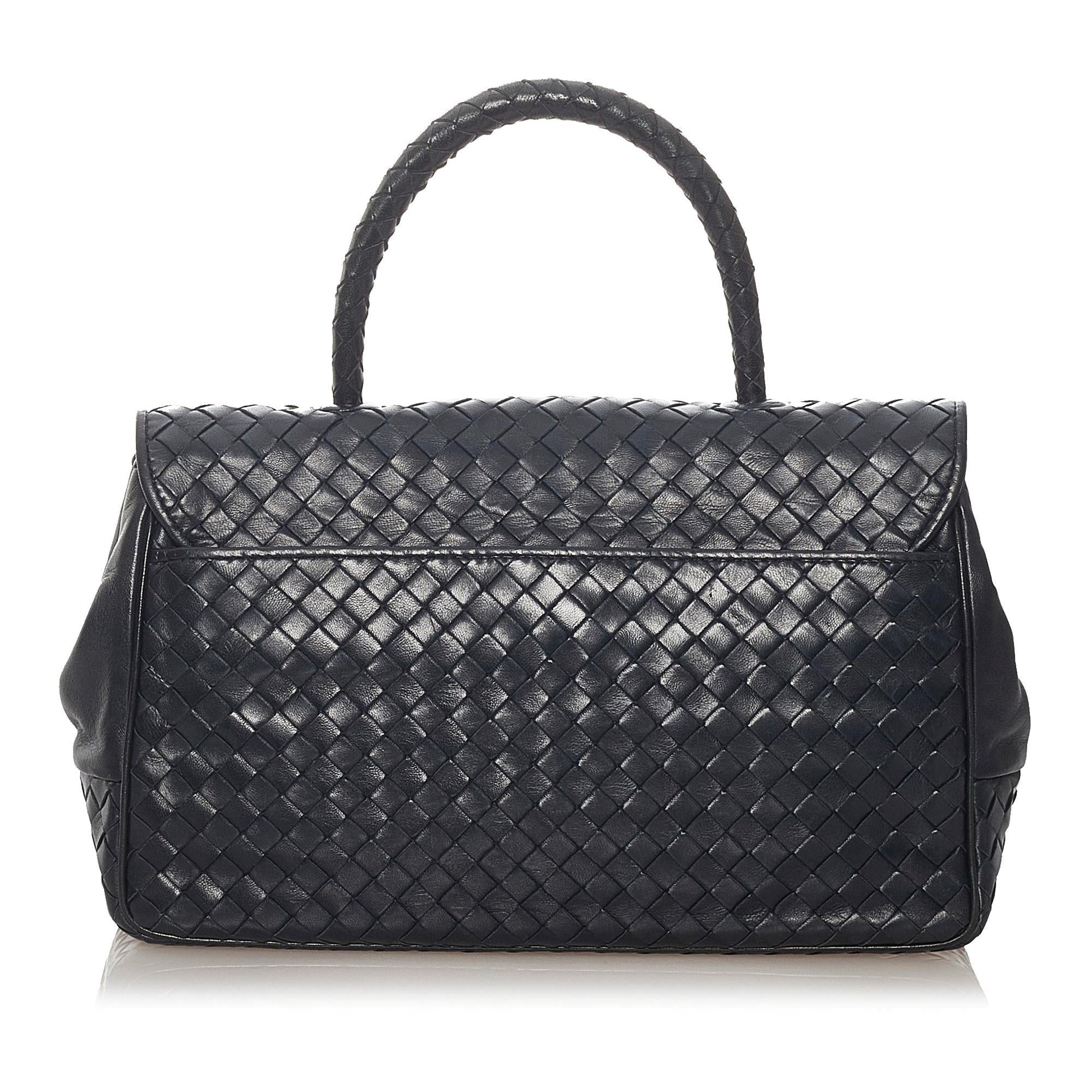 Luxury Bottega Veneta Intrecciato Leather Handbag (SHG-27385)