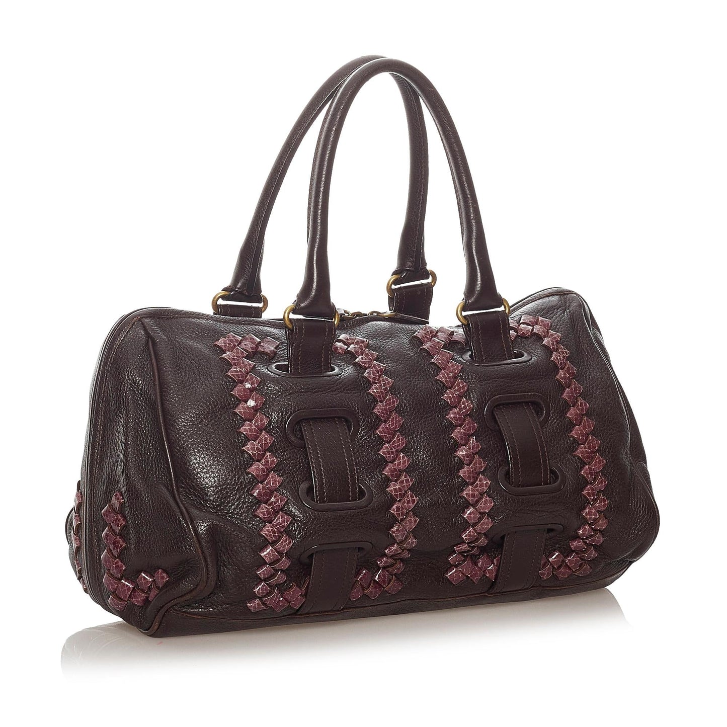 Luxury Bottega Veneta Intrecciato Leather Handbag (SHG-27767)