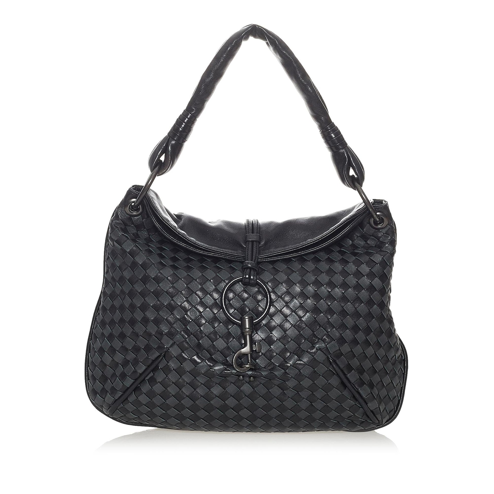 Luxury Bottega Veneta Intrecciato Leather Handbag (SHG-28139)