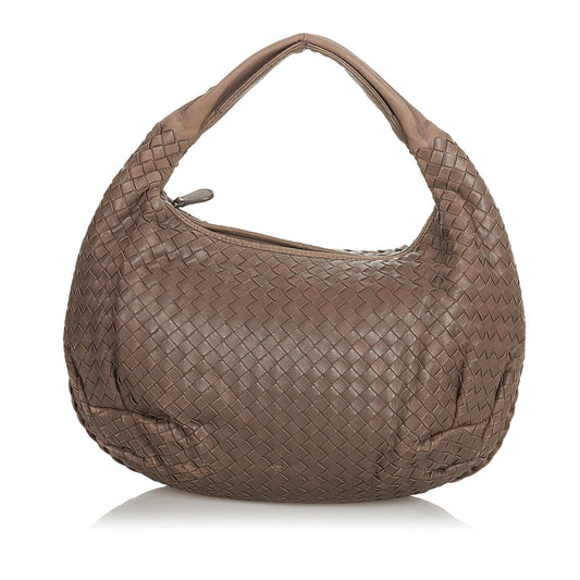 Luxury Bottega Veneta Intrecciato Leather Hobo Bag (SHG-25701)