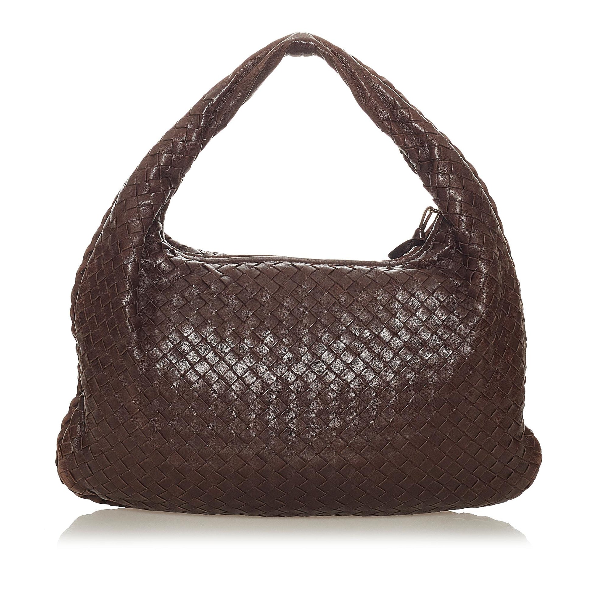 Luxury Bottega Veneta Intrecciato Leather Hobo Bag (SHG-27381)