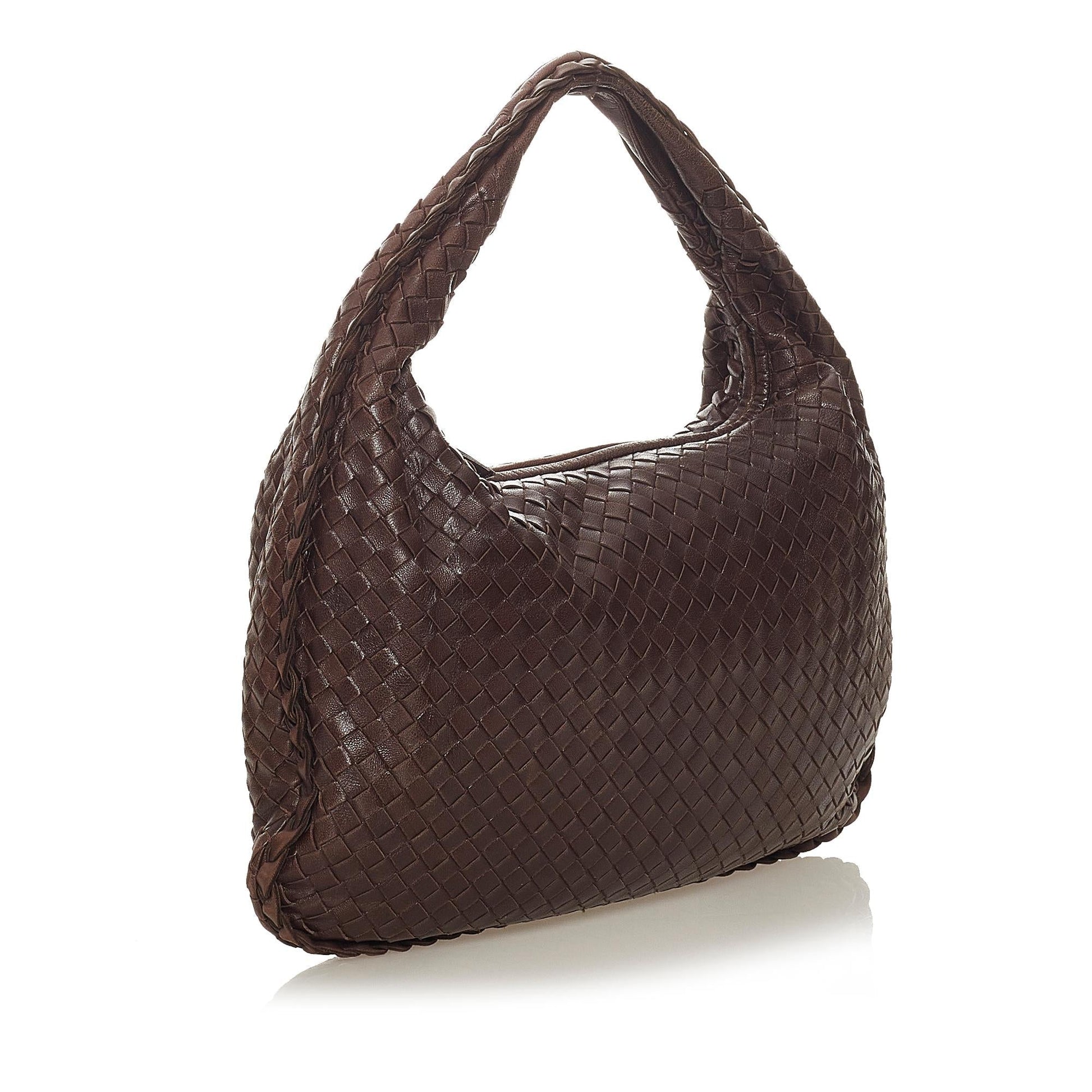 Luxury Bottega Veneta Intrecciato Leather Hobo Bag (SHG-27381)