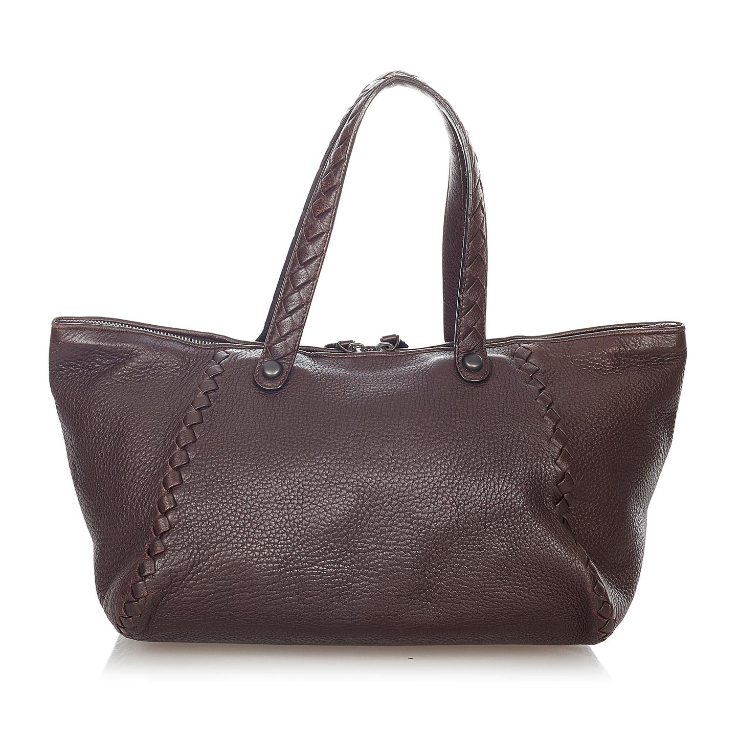 Luxury Bottega Veneta Intrecciato Leather Shoulder Bag (SHG-23574)