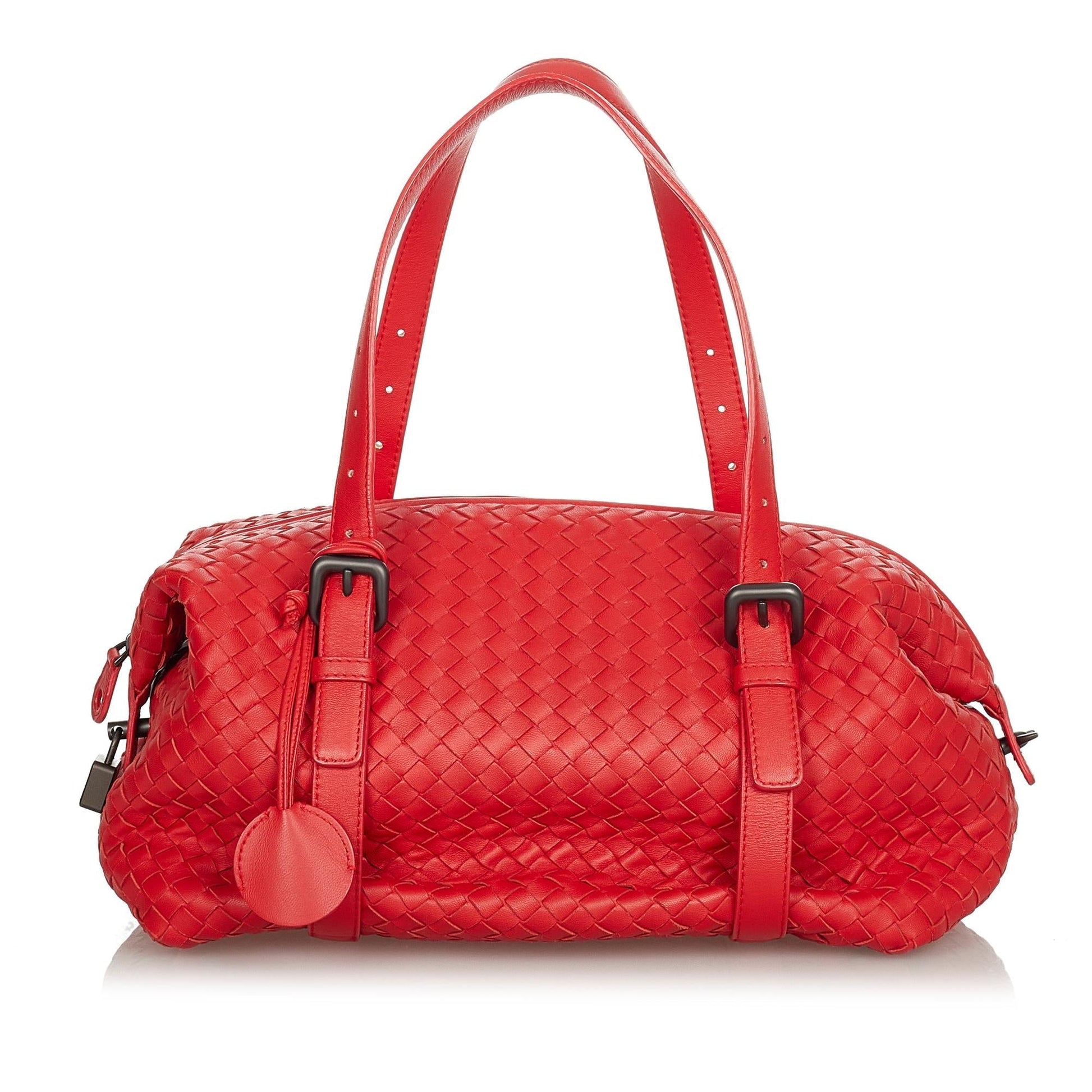 Luxury Bottega Veneta Intrecciato Leather Shoulder Bag (SHG-24536)
