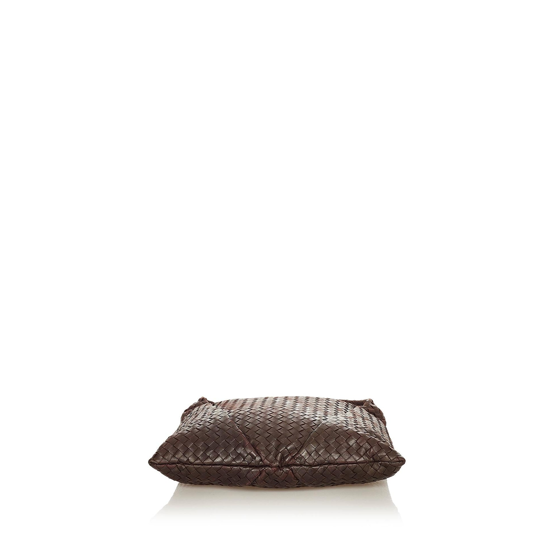 Luxury Bottega Veneta Intrecciato Leather Shoulder Bag (SHG-24879)