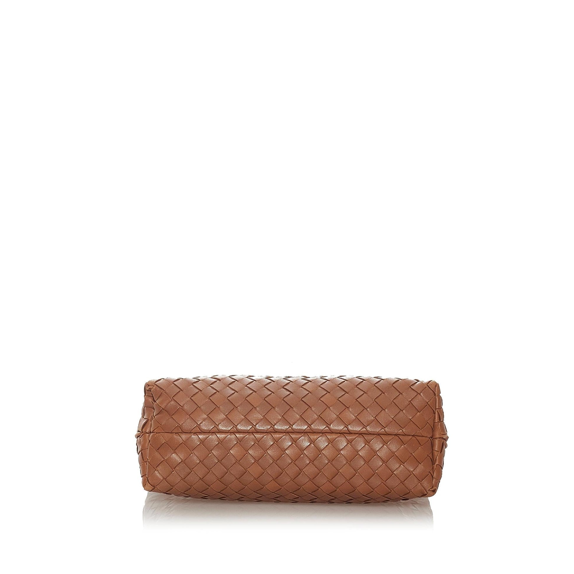 Luxury Bottega Veneta Intrecciato Leather Shoulder Bag (SHG-27384)