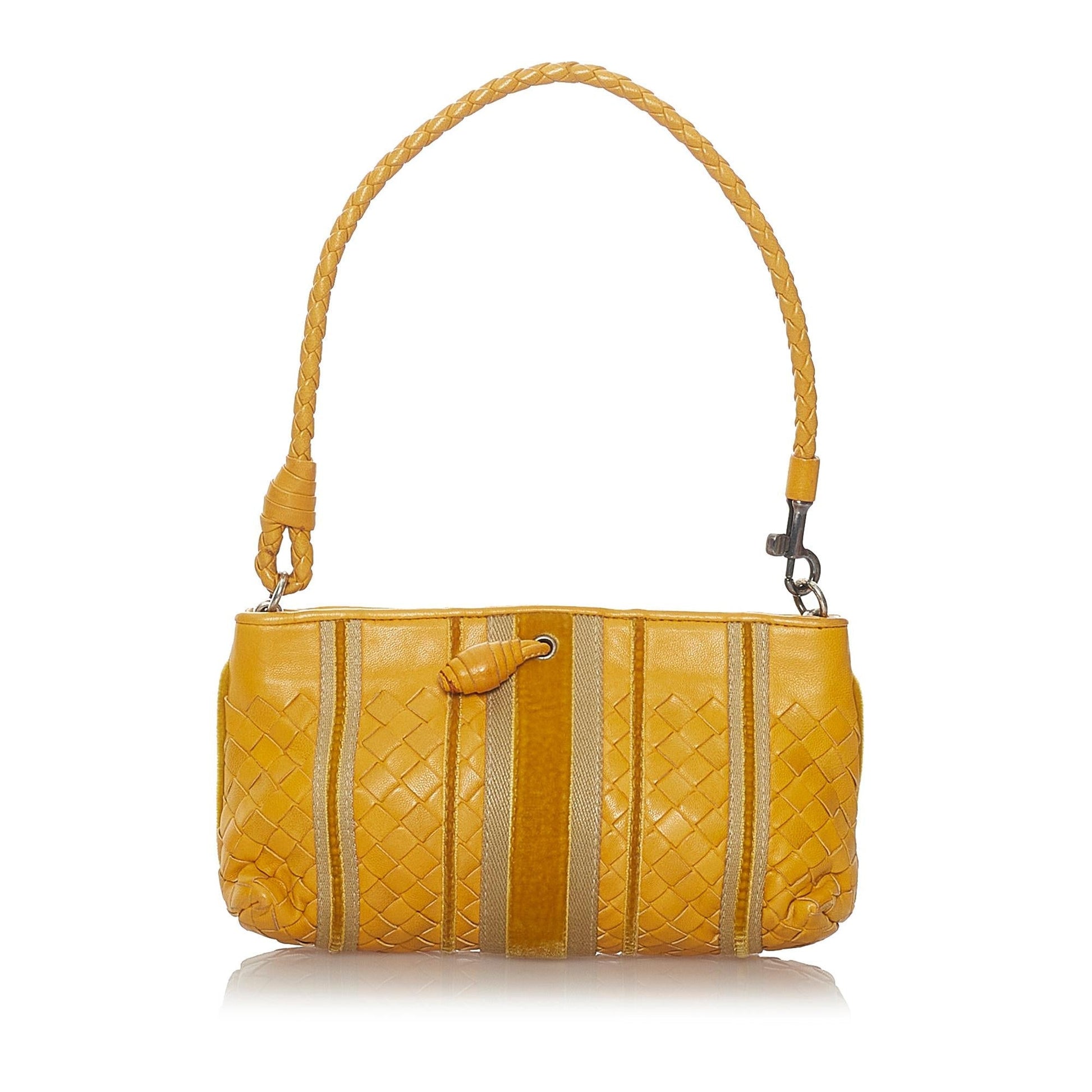 Luxury Bottega Veneta Intrecciato Leather Shoulder Bag (SHG-27650)