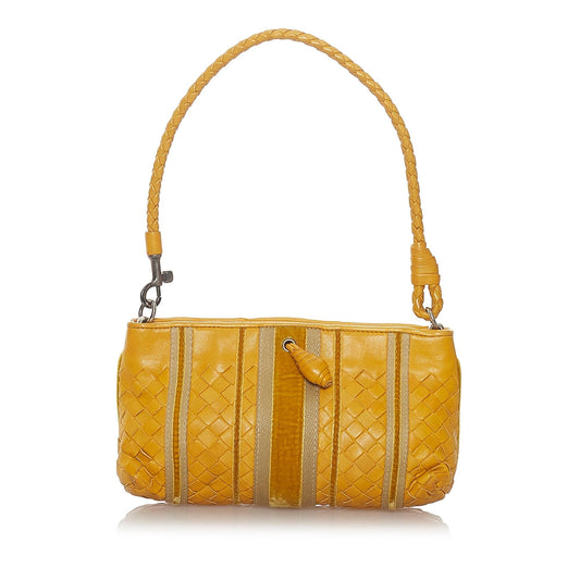 Luxury Bottega Veneta Intrecciato Leather Shoulder Bag (SHG-27650)