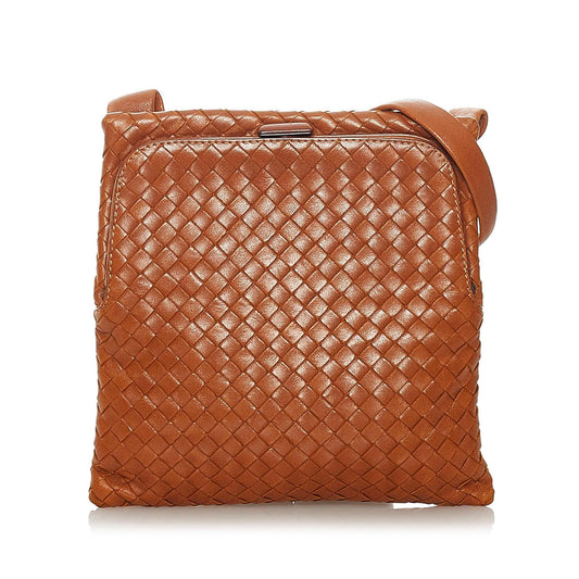 Luxury Bottega Veneta Intrecciato Leather Shoulder Bag (SHG-27854)