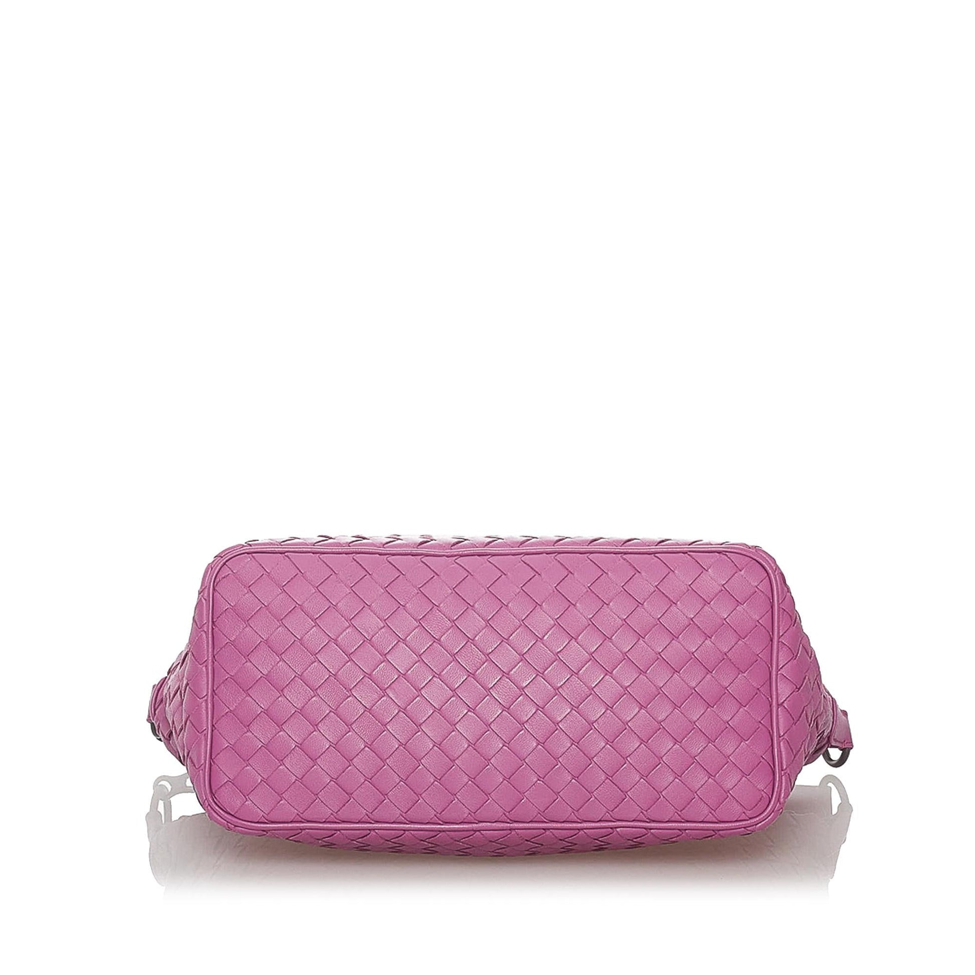 Luxury Bottega Veneta Intrecciato Leather Shoulder Bag (SHG-27905)