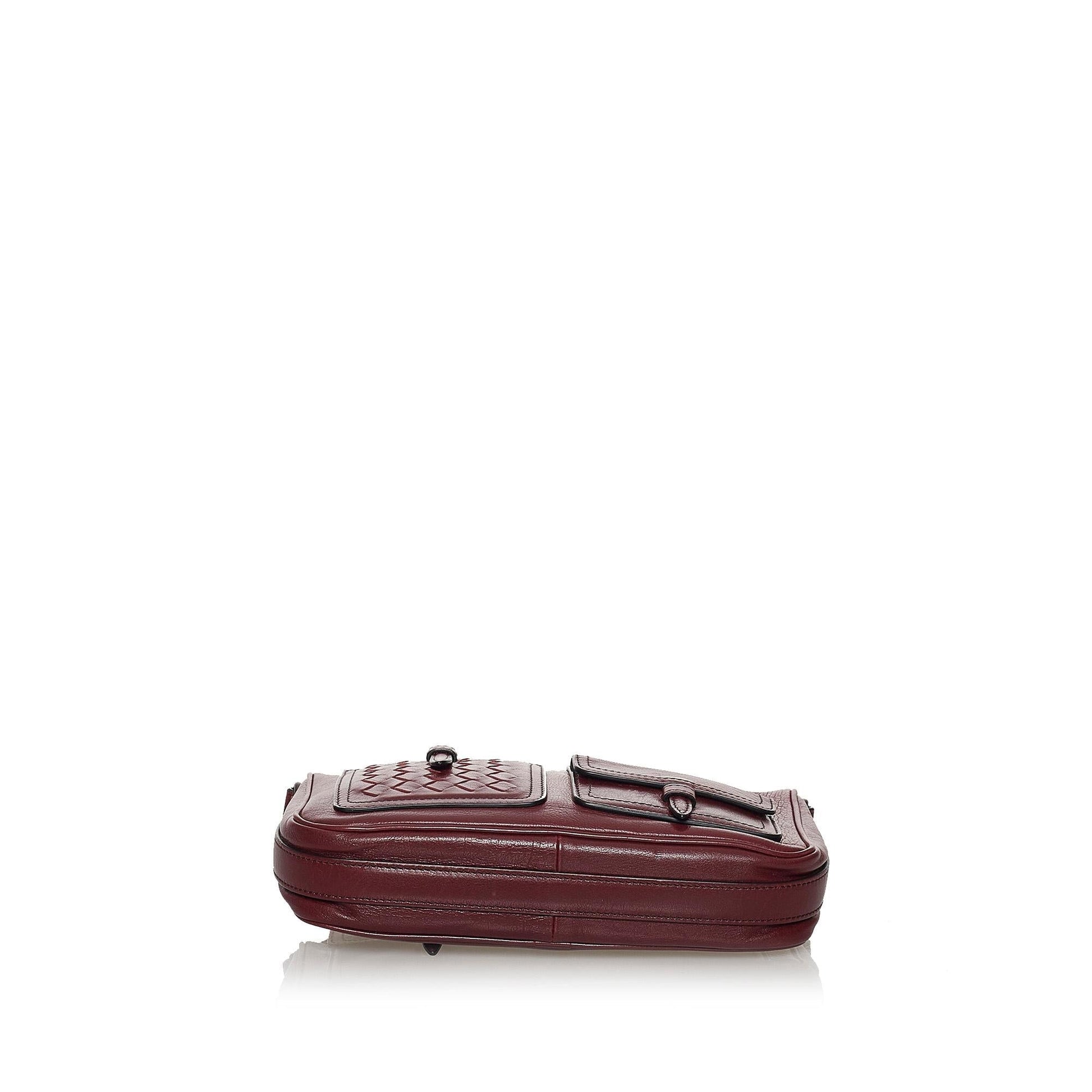 Luxury Bottega Veneta Intrecciato Leather Shoulder Bag (SHG-30920)