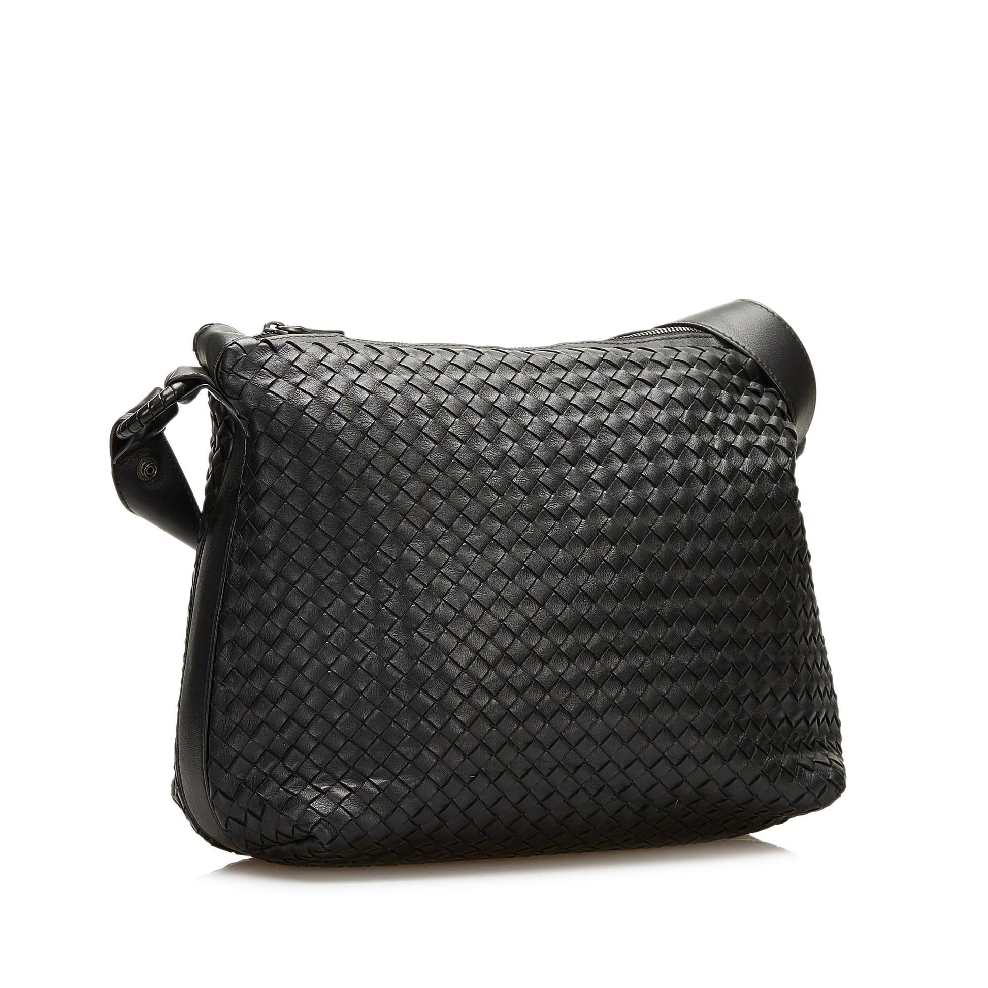 Luxury Bottega Veneta Intrecciato Leather Shoulder Bag (SHG-35446)