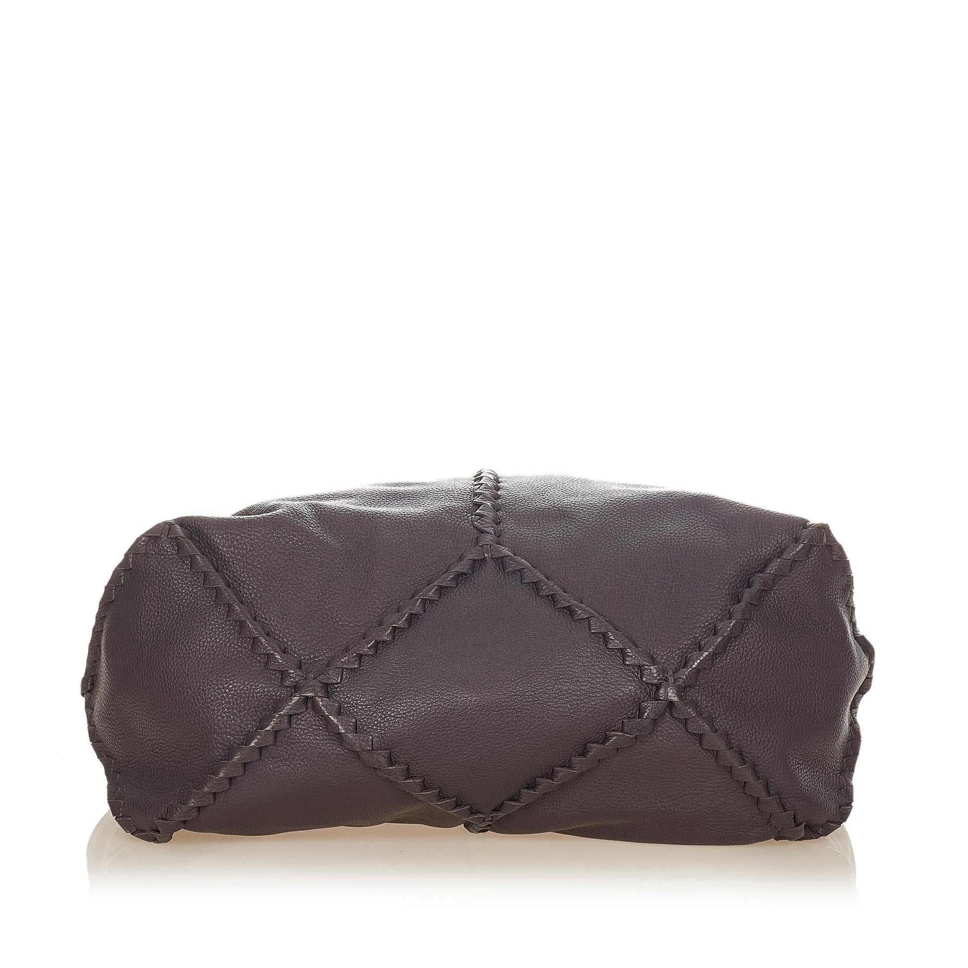Luxury Bottega Veneta Intrecciato Leather Shoulder Bag (SHG-36215)