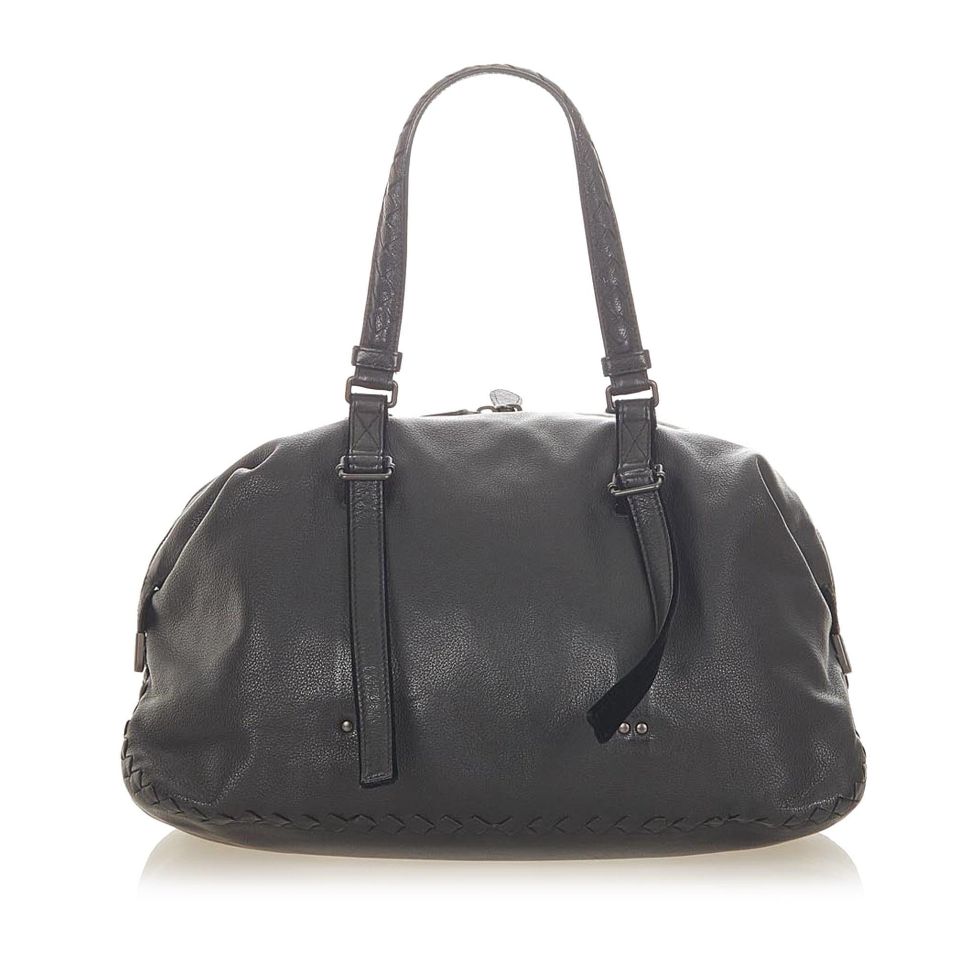 Luxury Bottega Veneta Intrecciato Leather Shoulder Bag (SHG-36216)