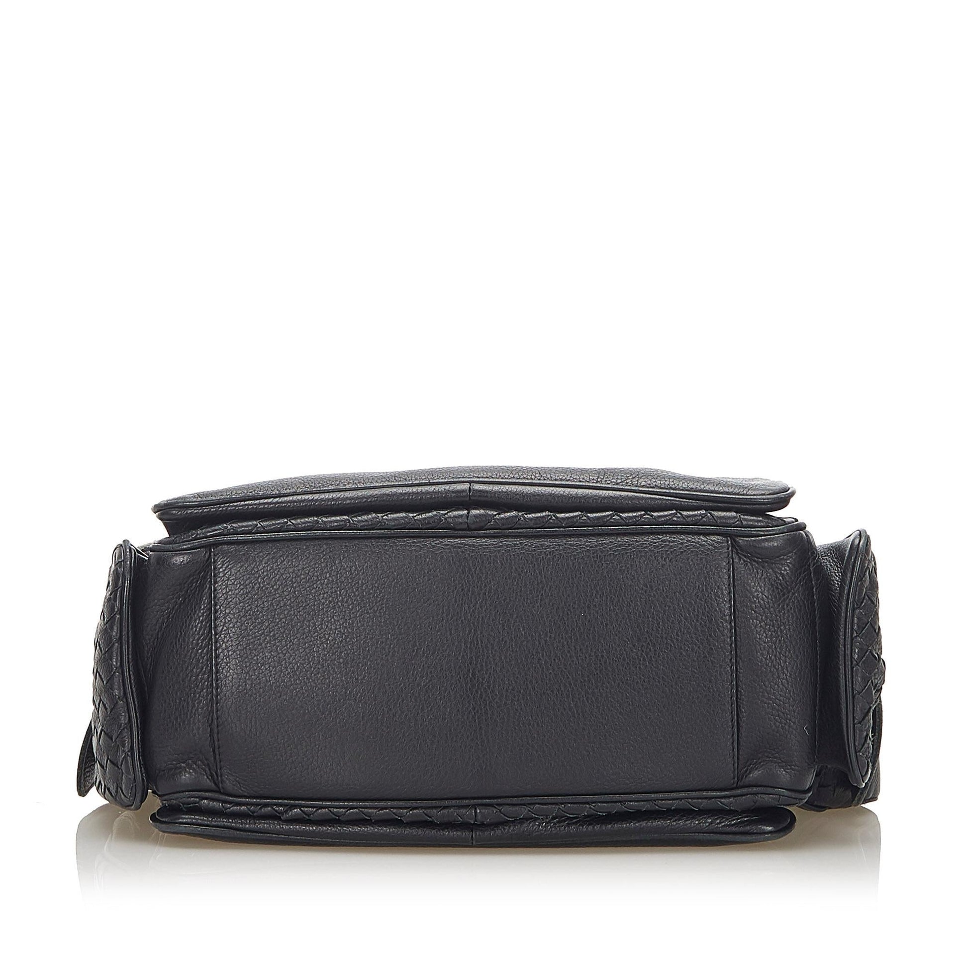 Luxury Bottega Veneta Intrecciato Leather Shoulder Bag (SHG-36583)