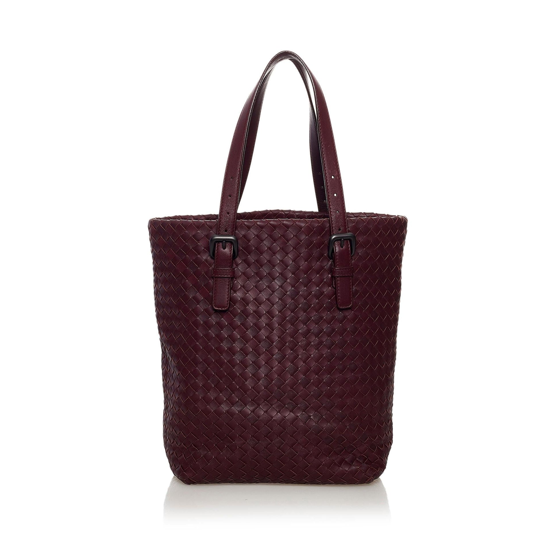 Luxury Bottega Veneta Intrecciato Leather Tote Bag (SHG-34754)