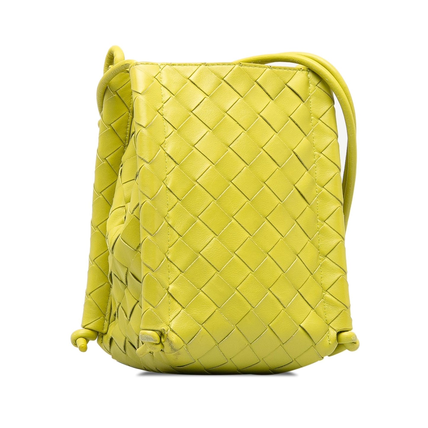 Luxury Bottega Veneta Intrecciato Mini Knot Bucket Bag (SHG-0MANrB)