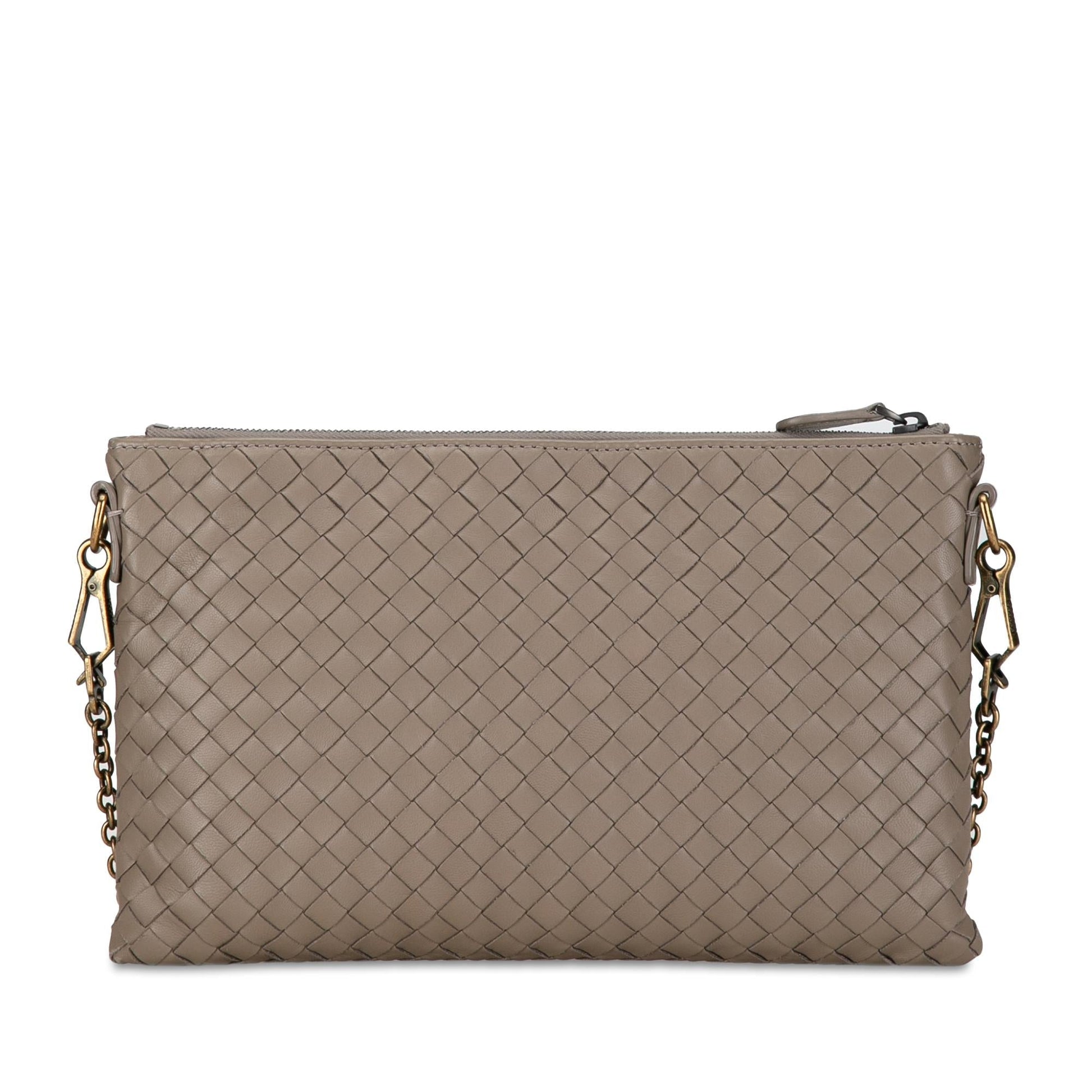 Luxury Bottega Veneta Intrecciato Nappa Biletto Wallet on Chain (SHG-dOzzWj)