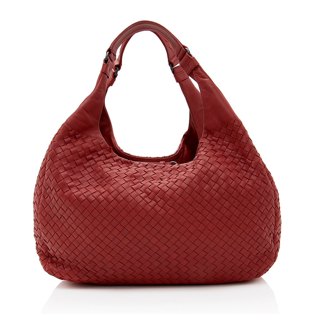 Luxury Bottega Veneta Intrecciato Nappa Campana Medium Shoulder Bag - FINAL SALE (SHF-19645)
