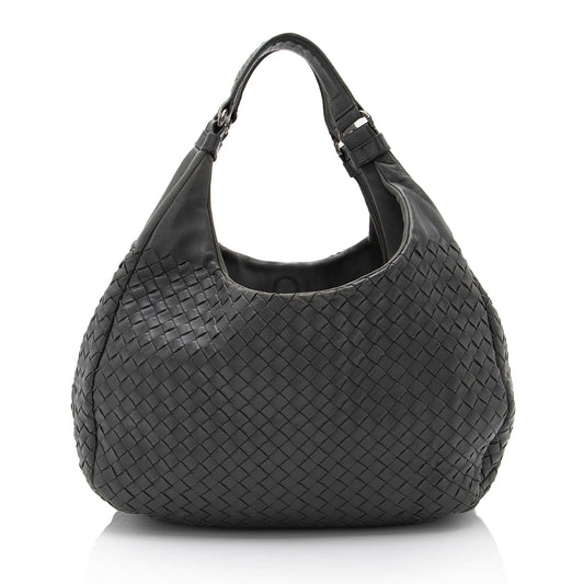 Luxury Bottega Veneta Intrecciato Nappa Campana Medium Shoulder Bag (SHF-a7yNeU)