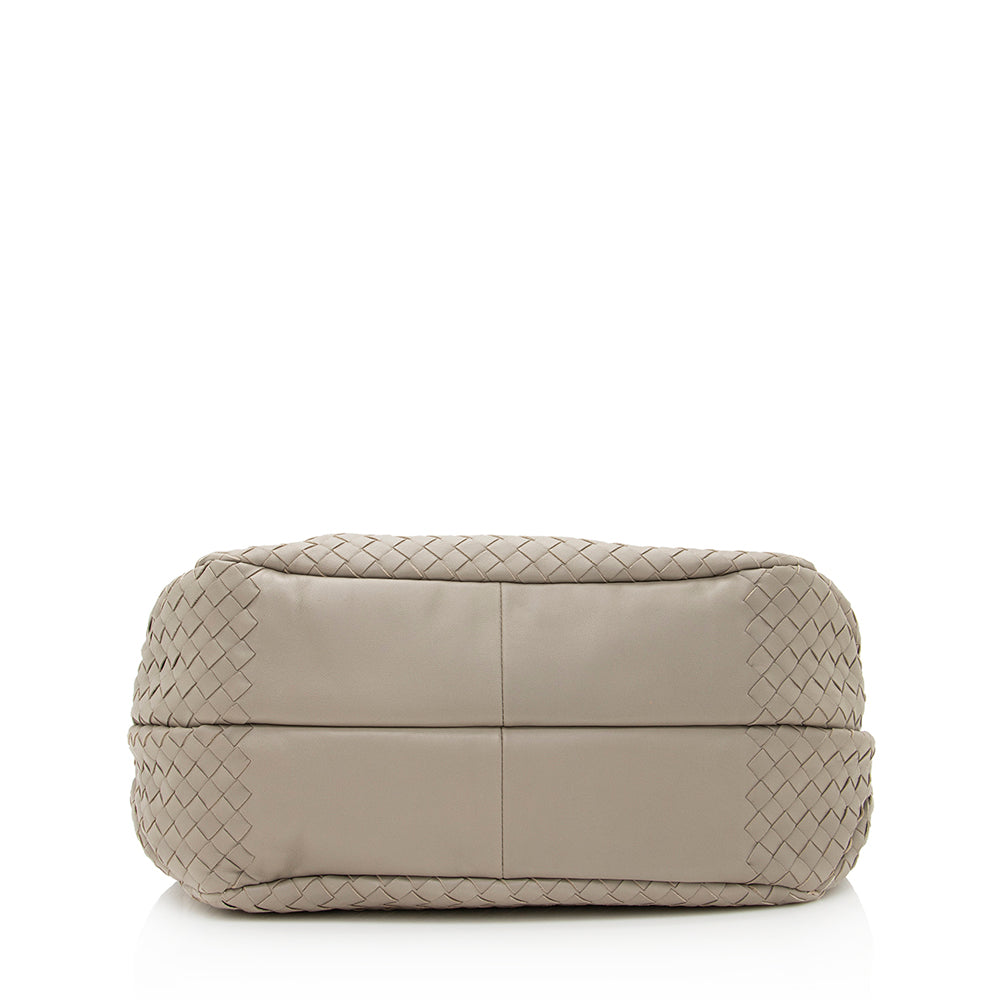 Luxury Bottega Veneta Intrecciato Nappa Campana Small Shoulder Bag - FINAL SALE (SHF-19466)