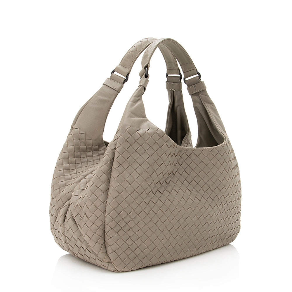 Luxury Bottega Veneta Intrecciato Nappa Campana Small Shoulder Bag - FINAL SALE (SHF-19466)