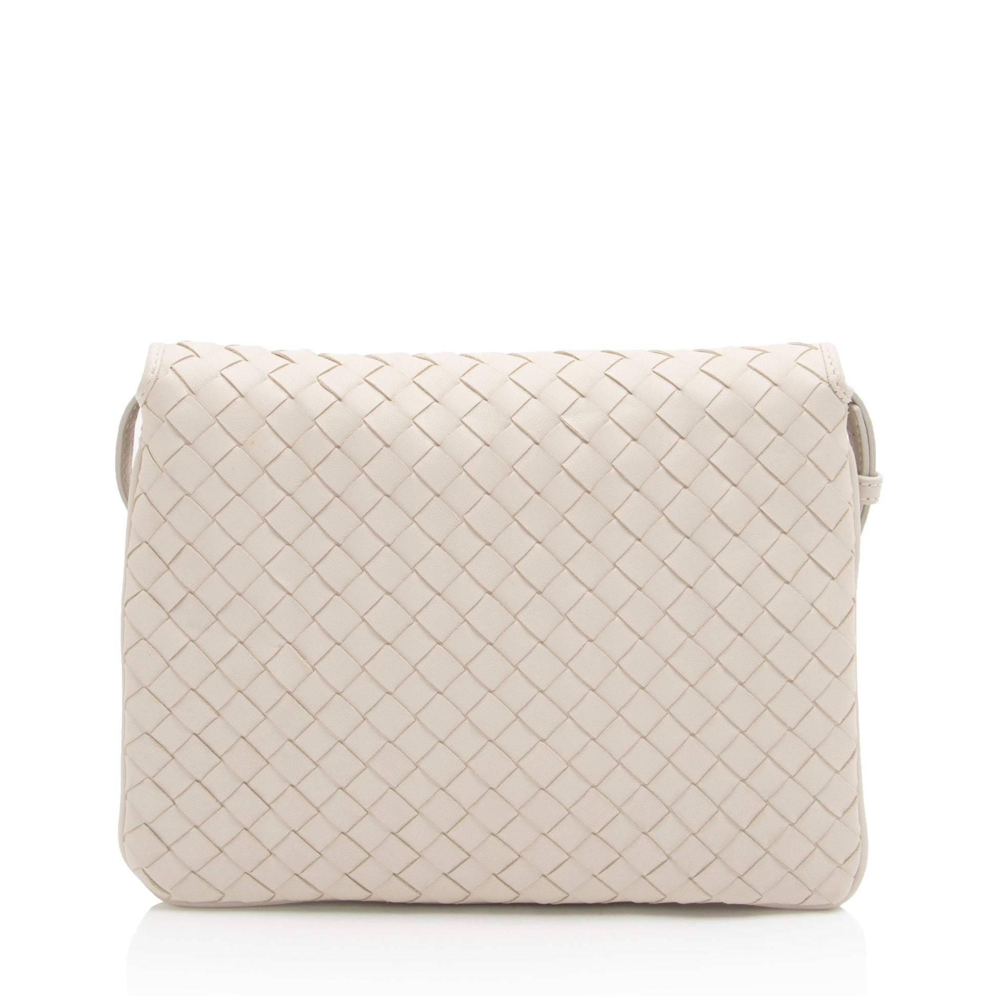 Luxury Bottega Veneta Intrecciato Nappa Flap Shoulder Bag (SHF-hDq80J)