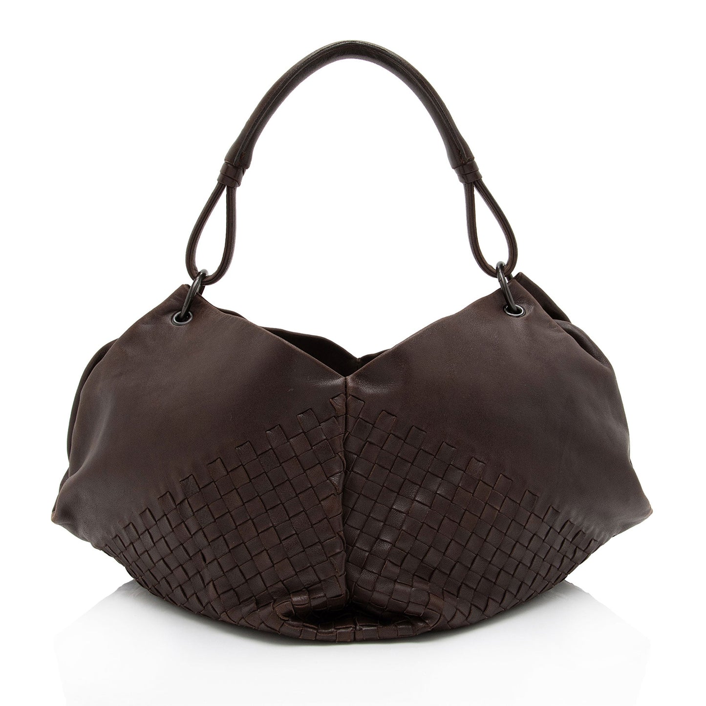 Luxury Bottega Veneta Intrecciato Nappa Fortune Cookie Hobo (SHF-imWKPE)