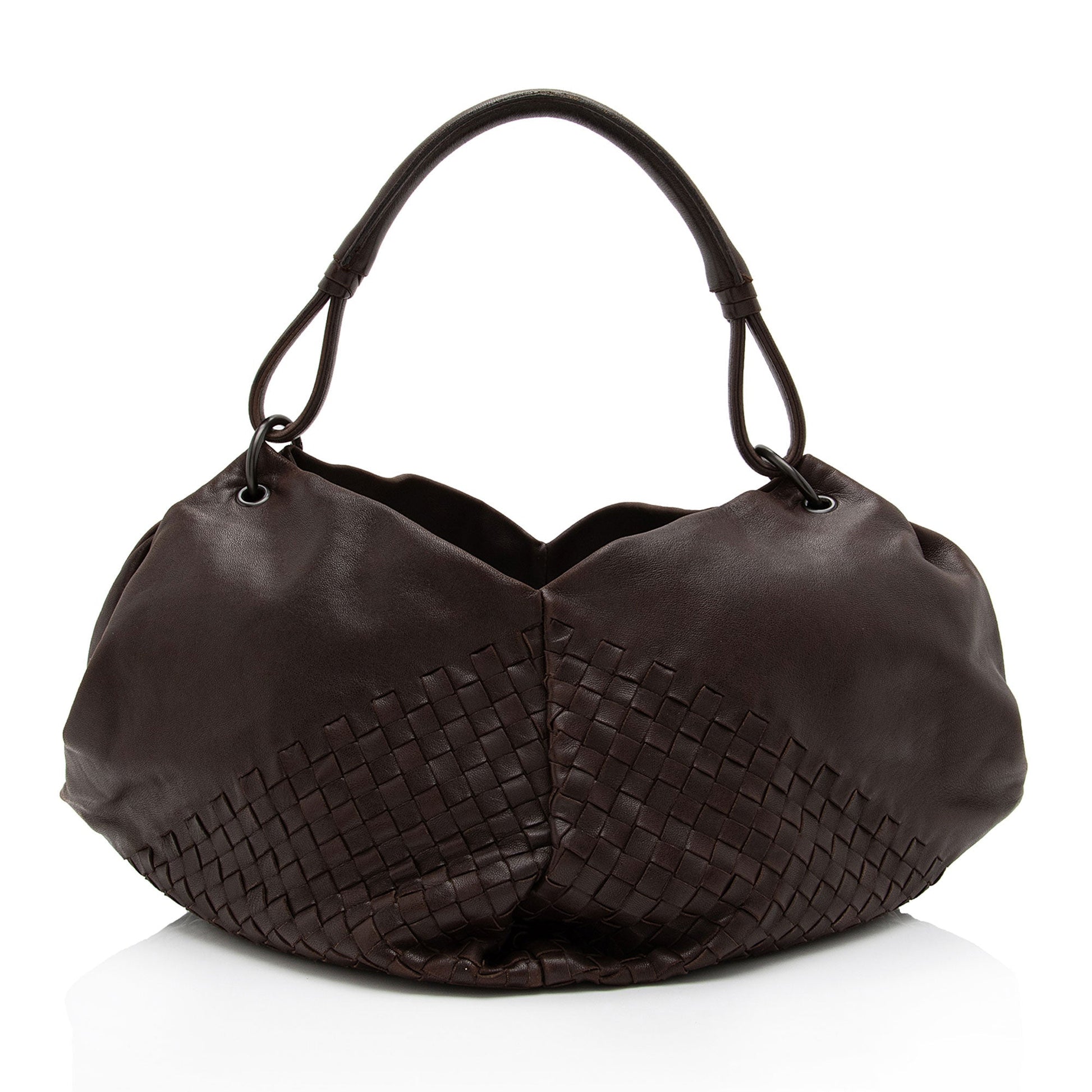 Luxury Bottega Veneta Intrecciato Nappa Fortune Cookie Hobo (SHF-imWKPE)