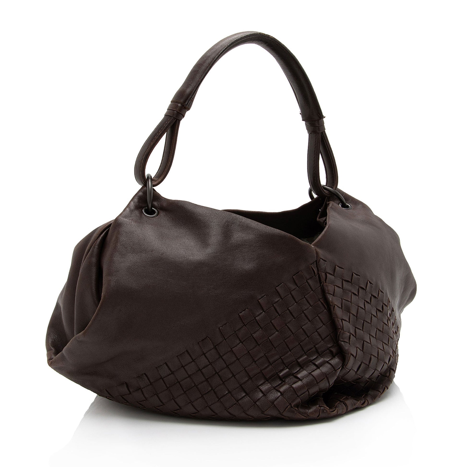 Luxury Bottega Veneta Intrecciato Nappa Fortune Cookie Hobo (SHF-imWKPE)