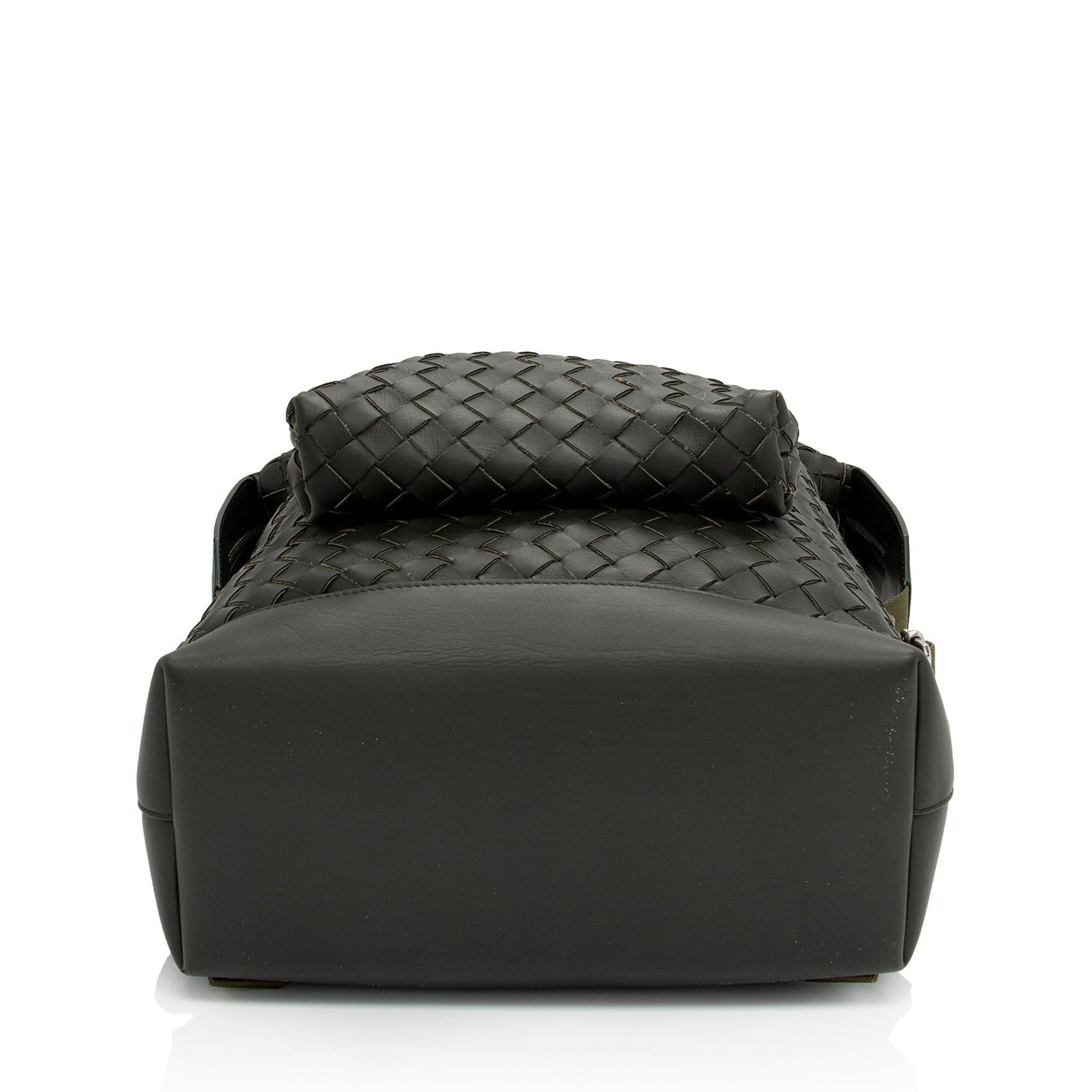 Luxury Bottega Veneta Intrecciato Nappa Front Pocket Backpack (SHF-oDyWm2)